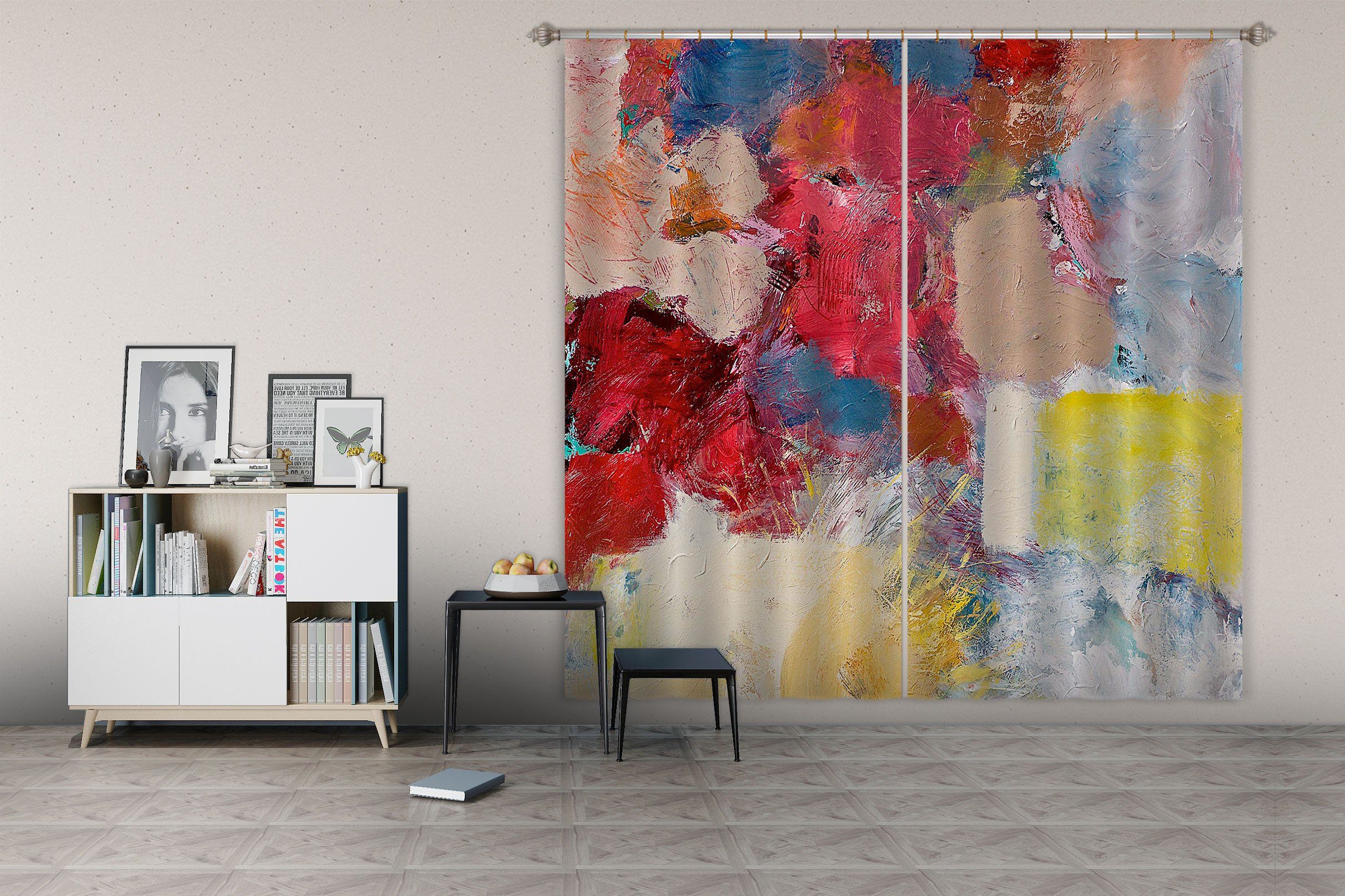3D Abstract Art 175 Allan P. Friedlander Curtain Curtains Drapes Curtains AJ Creativity Home