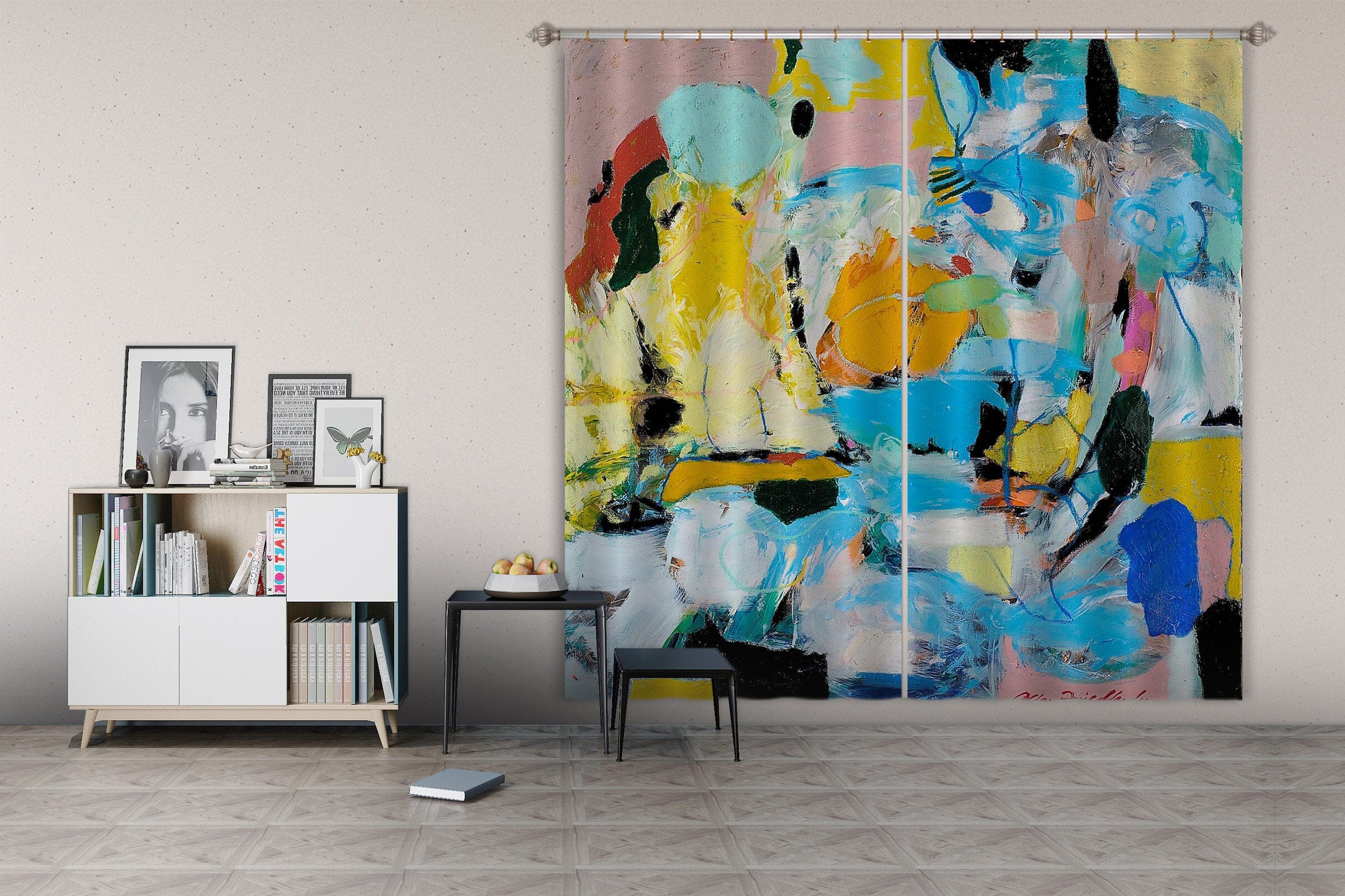 3D Rich Colors 146 Allan P. Friedlander Curtain Curtains Drapes Curtains AJ Creativity Home