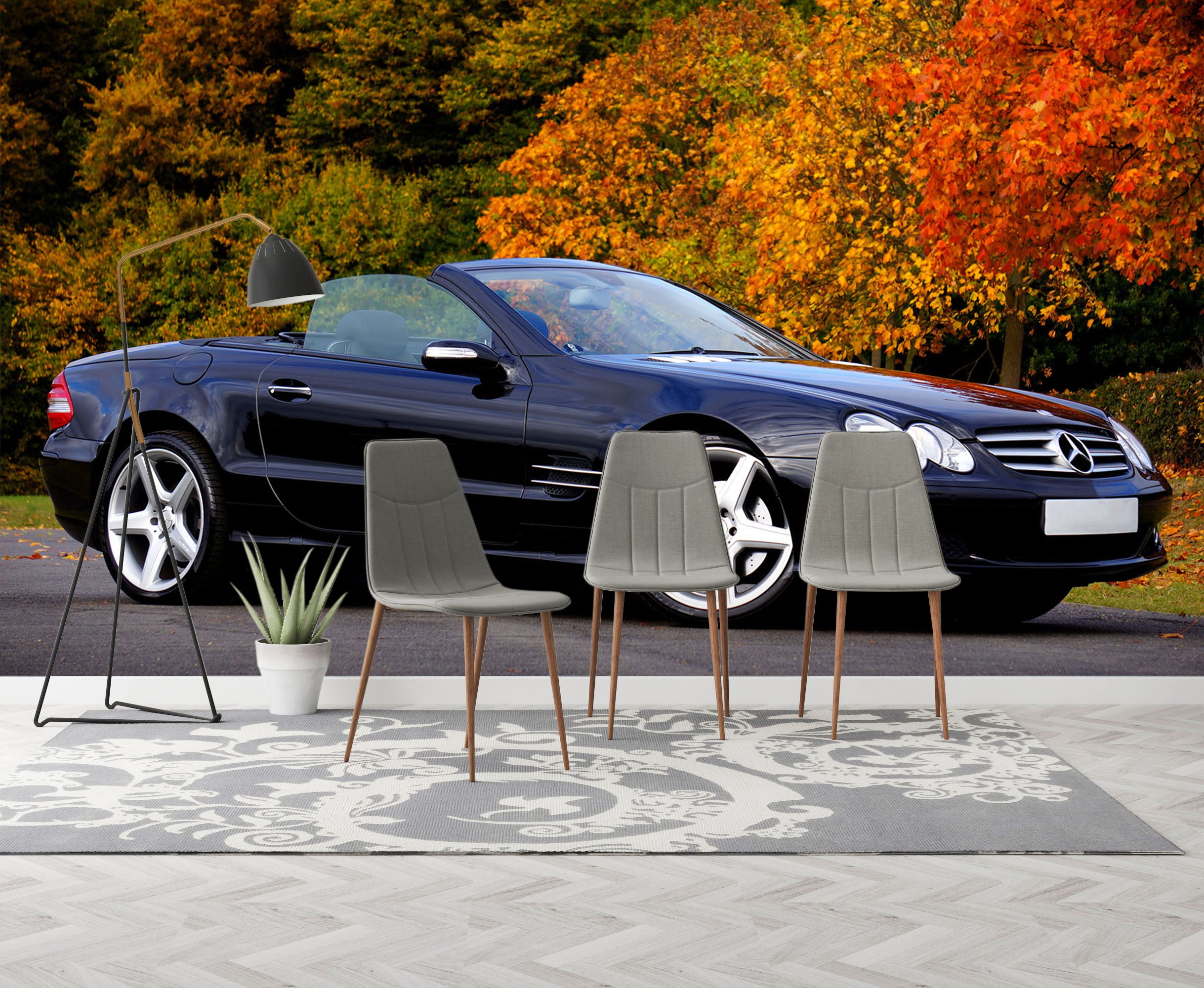 3D Automobile Maple 106 Vehicle Wall Murals