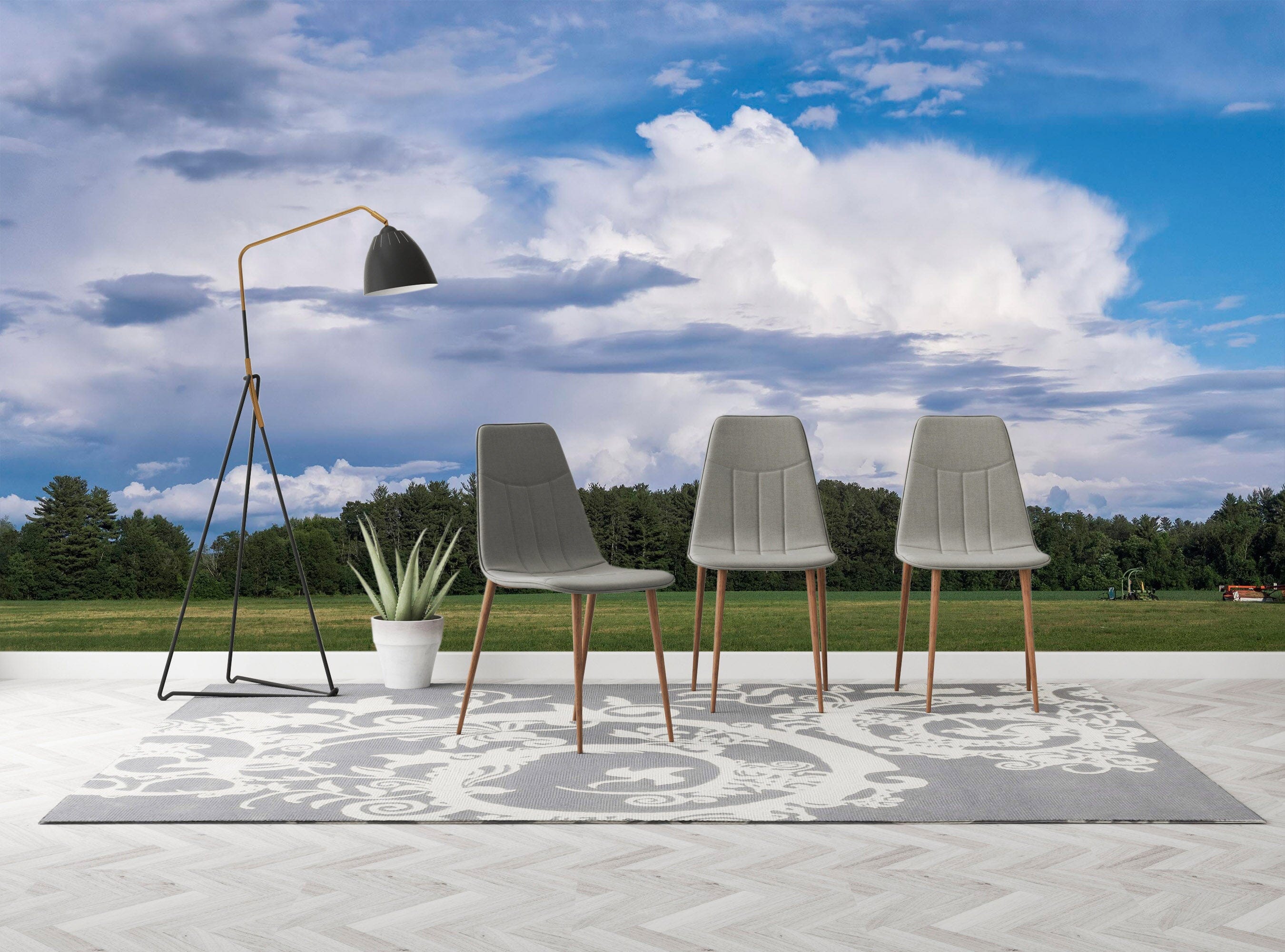 3D Summer Clouds 124 Jerry LoFaro Wall Mural Wall Murals Wallpaper AJ Wallpaper 2