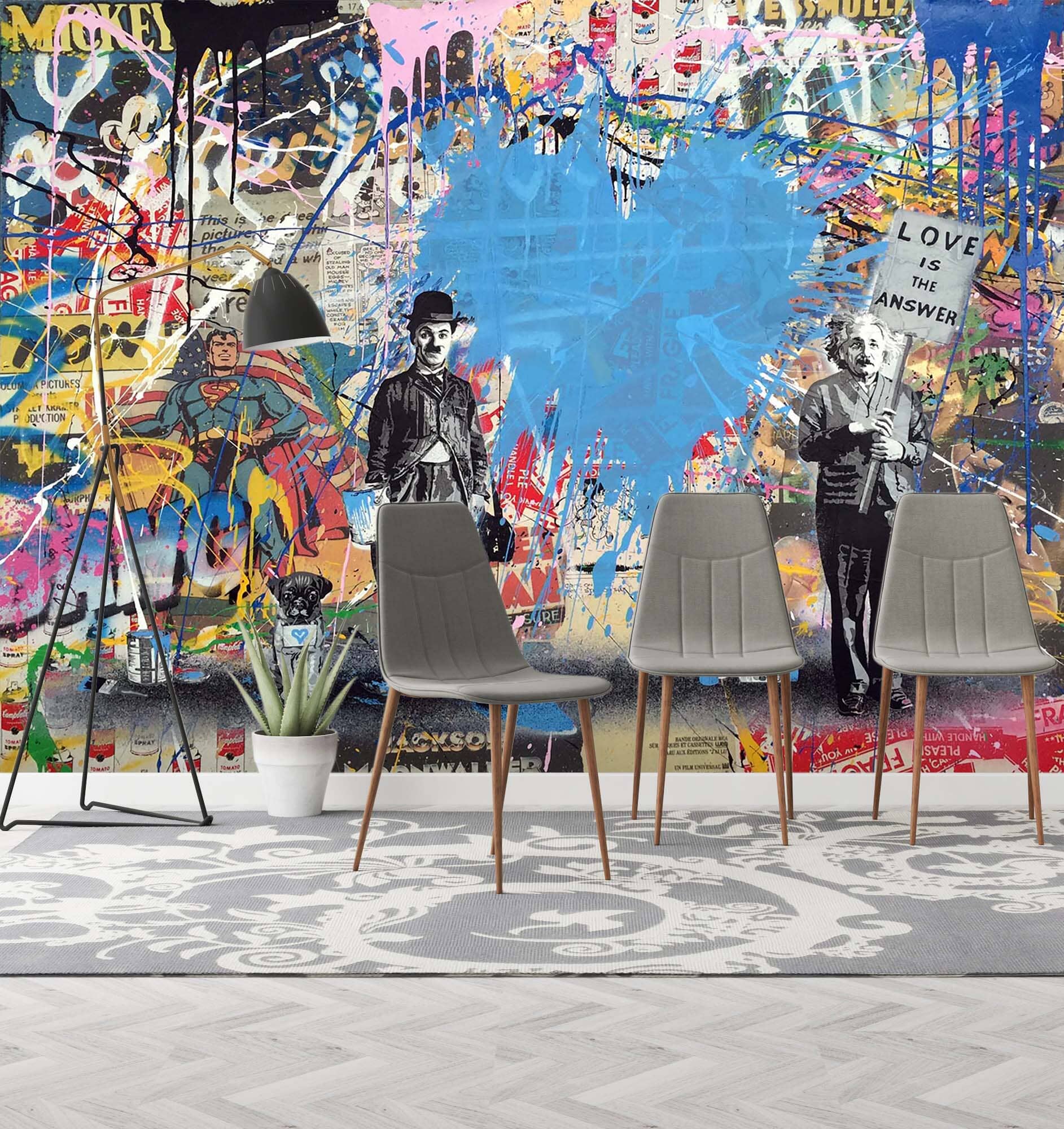 3D Comedy Master 01 Wall Murals Wallpaper AJ Wallpaper 2