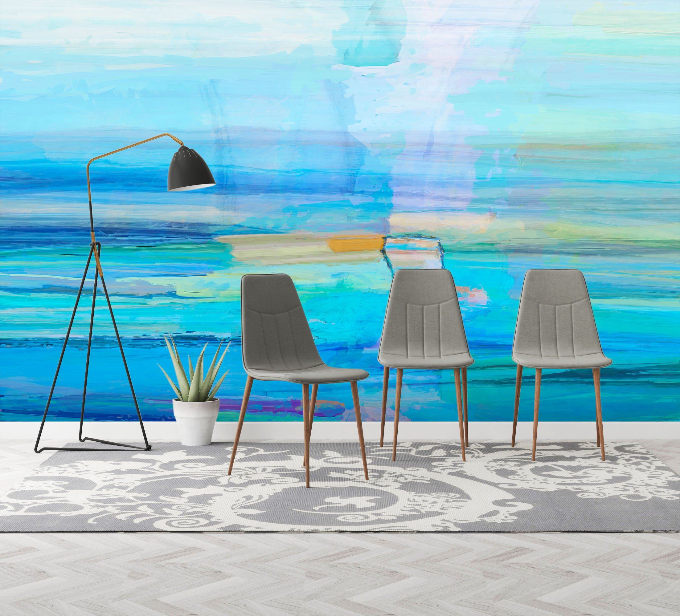 3D Blue Dream 1406 Michael Tienhaara Wall Mural Wall Murals Wallpaper AJ Wallpaper 2