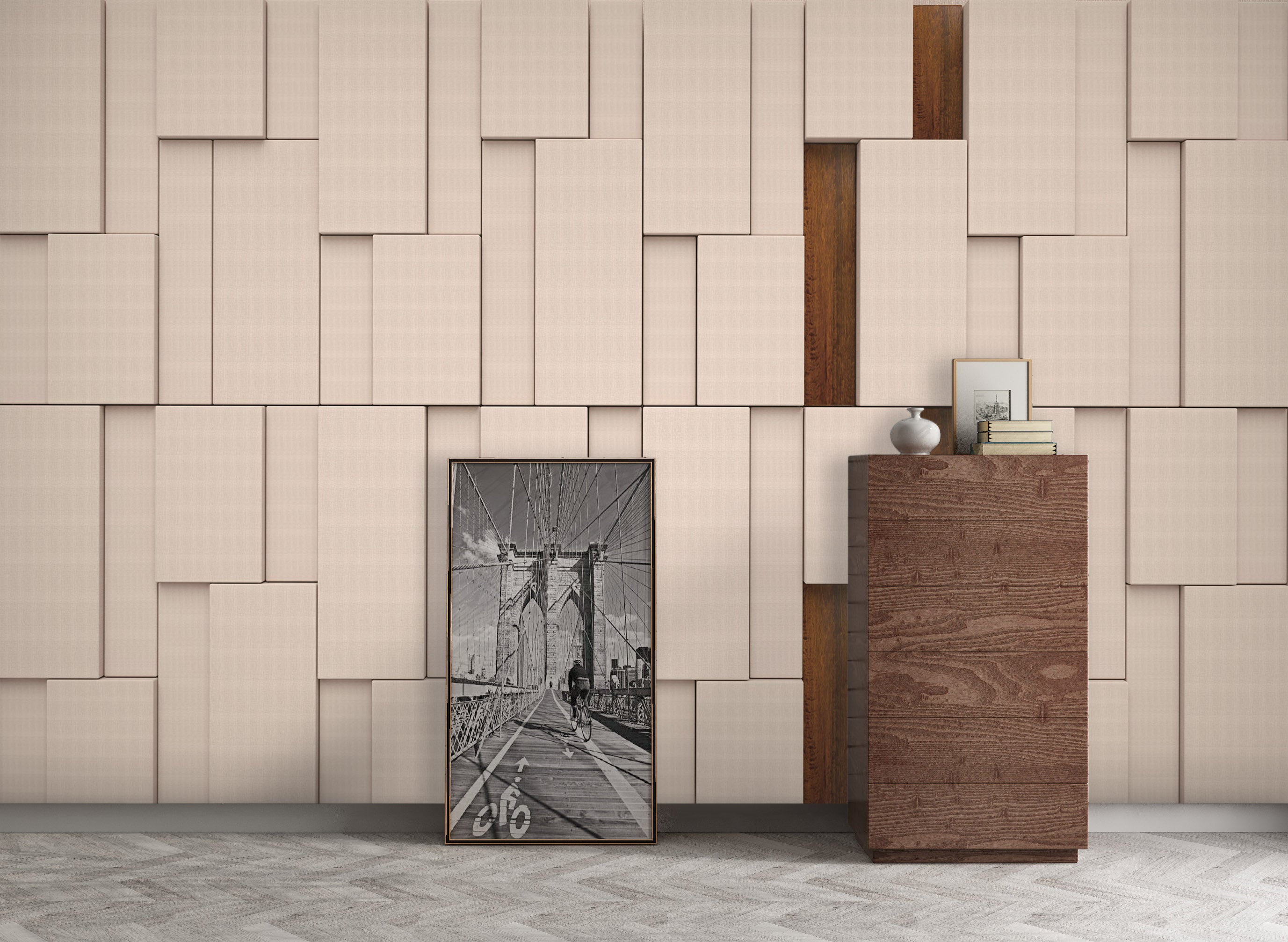 3D White Brick 1047 Wall Murals