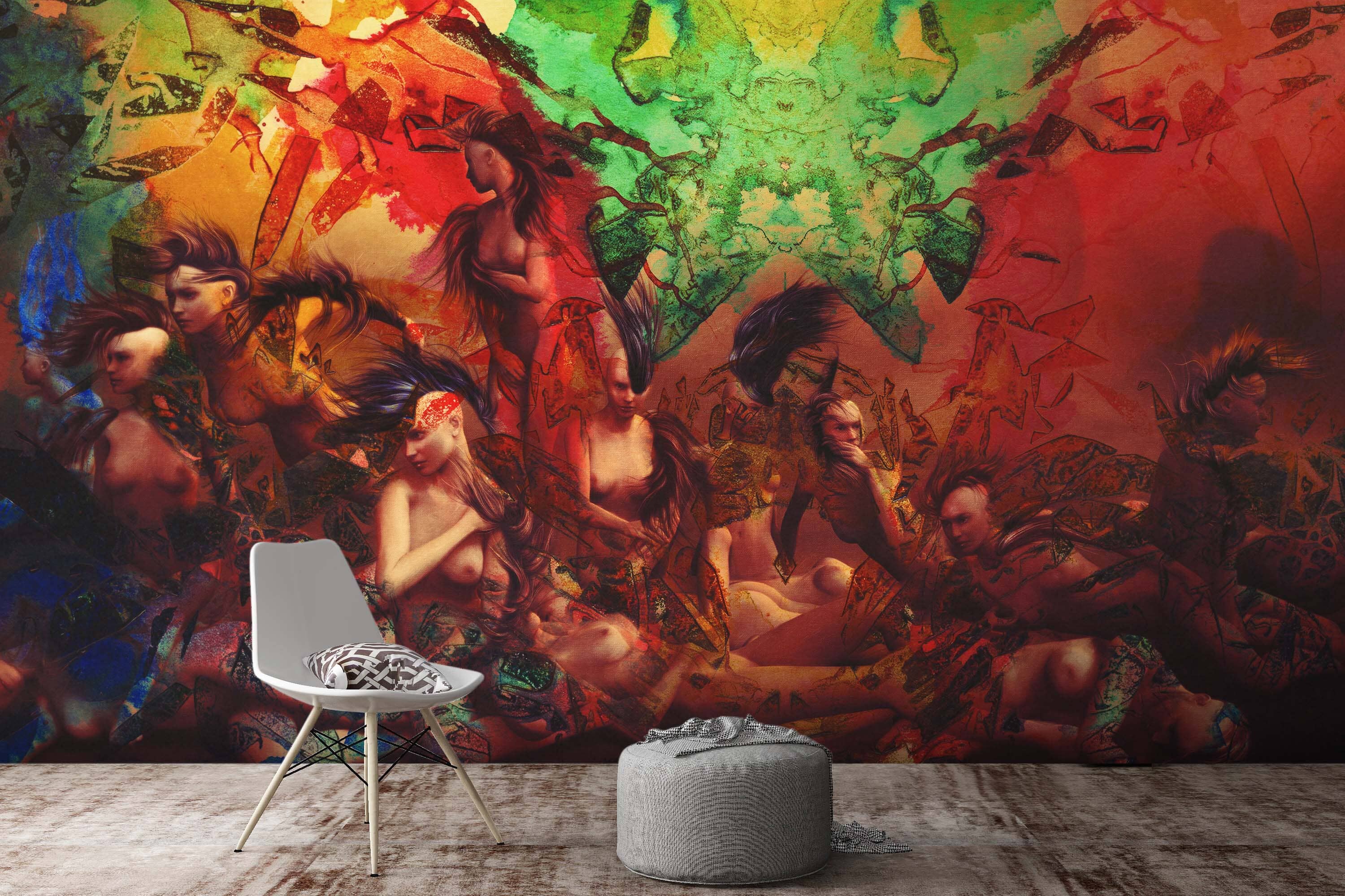 3D Life In Technicolor 1407 Marco Cavazzana Wall Mural Wall Murals Wallpaper AJ Wallpaper 2