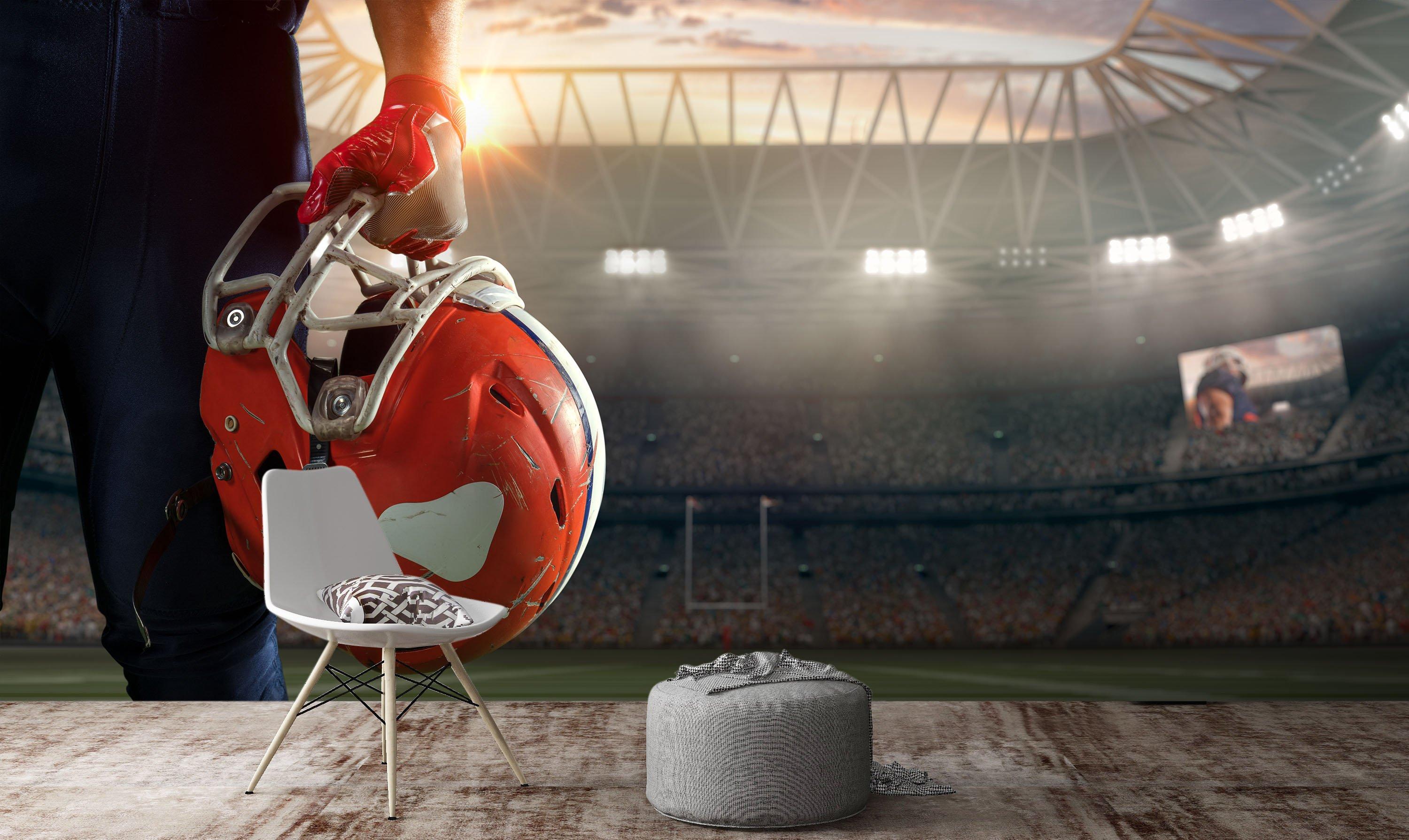 3D Football Helmet 176 Wallpaper AJ Wallpaper 2