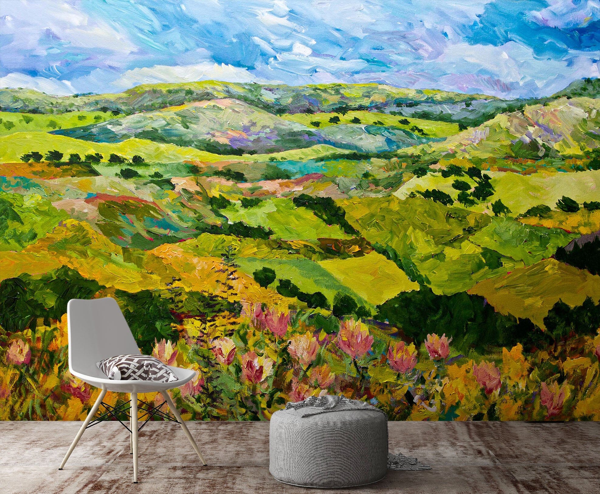 3D Field 107 Allan P. Friedlander Wall Mural Wall Murals Wallpaper AJ Wallpaper 2