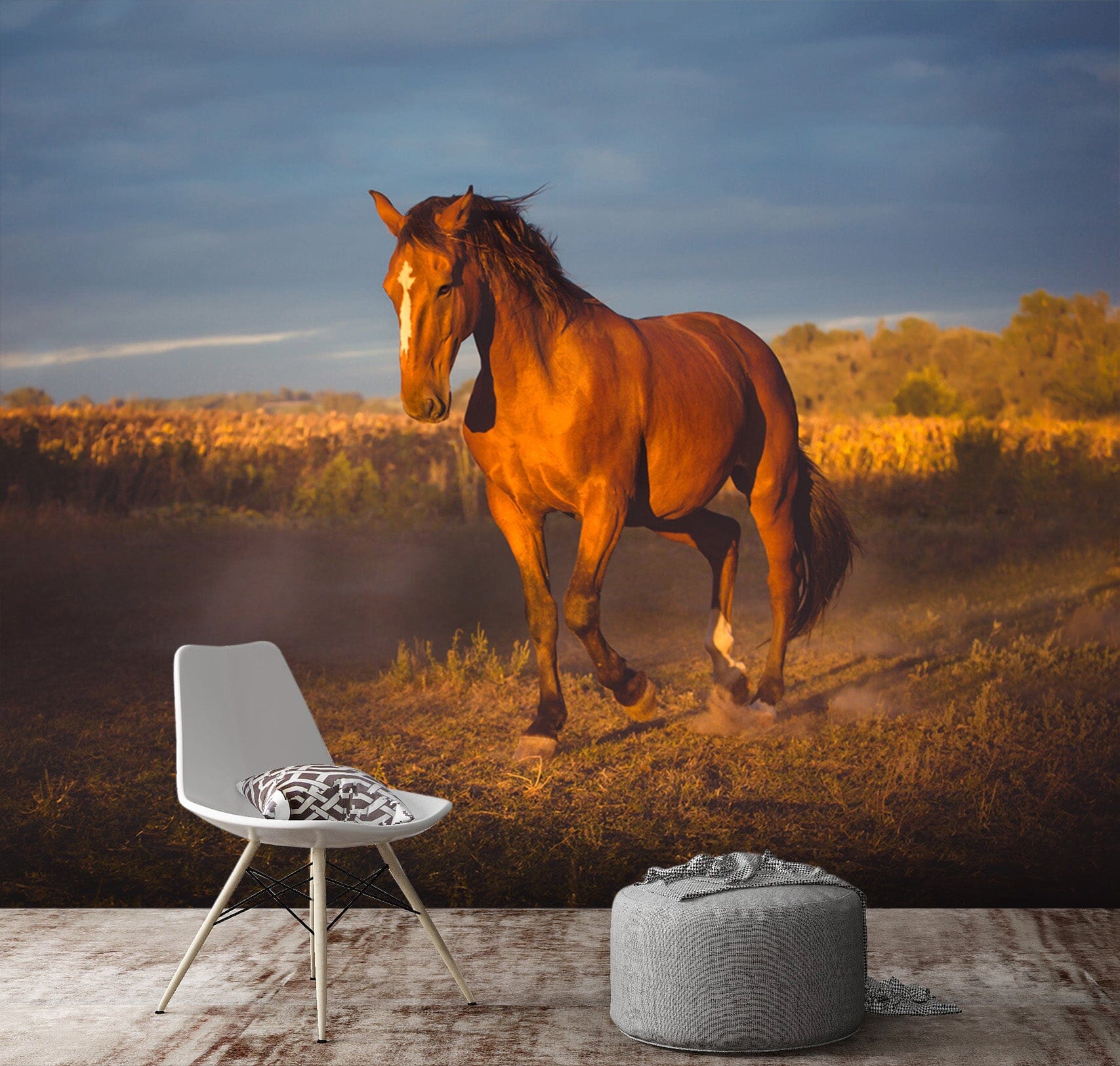 3D Prairie Horse 109 Wall Murals Wallpaper AJ Wallpaper 2