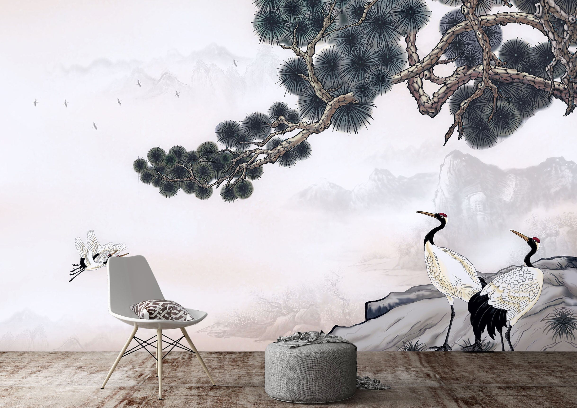 3D Misty Valley 1630 Wall Murals Wallpaper AJ Wallpaper 2