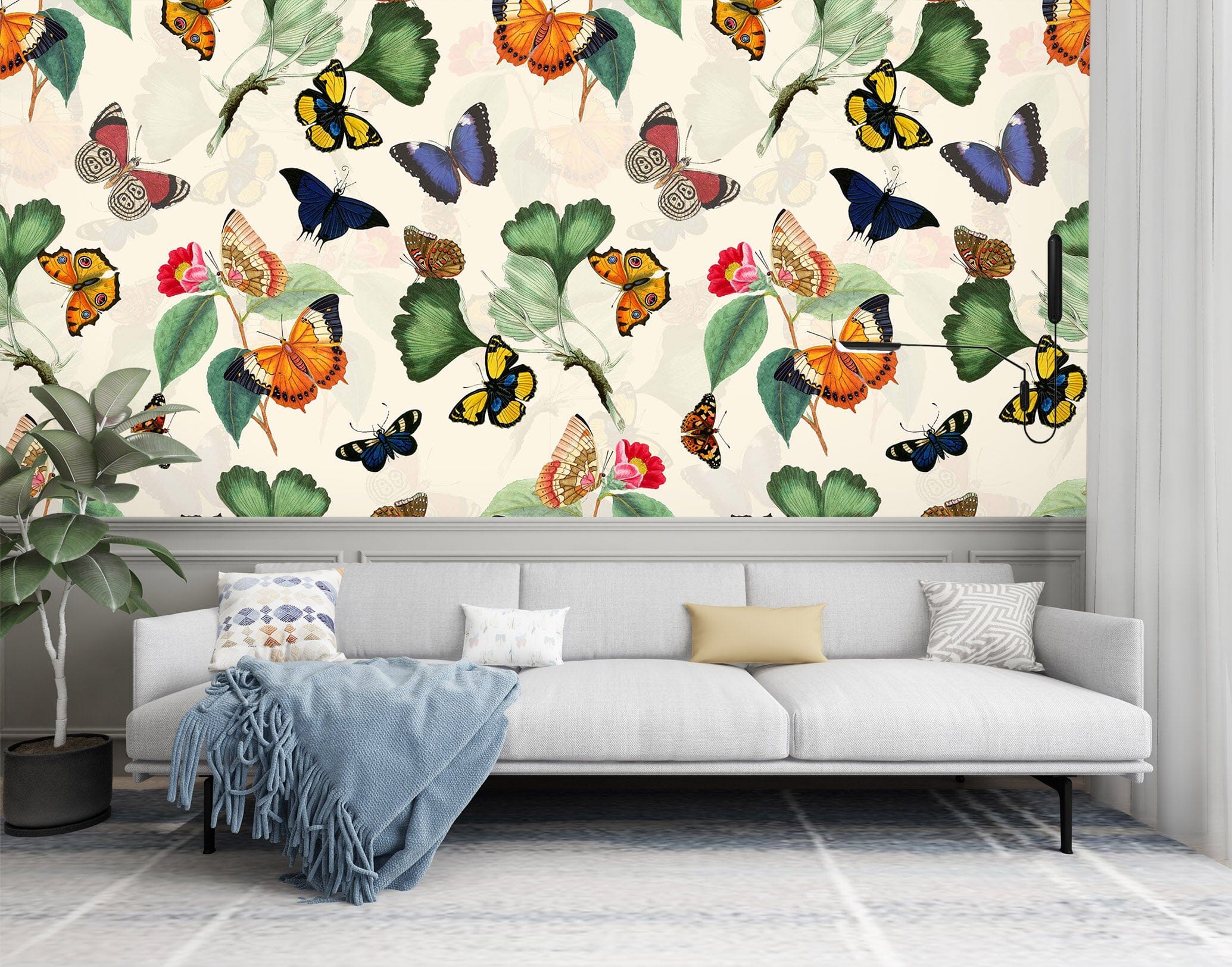 3D Color Butterfly 135 Uta Naumann Wall Mural Wall Murals Wallpaper AJ Wallpaper 2
