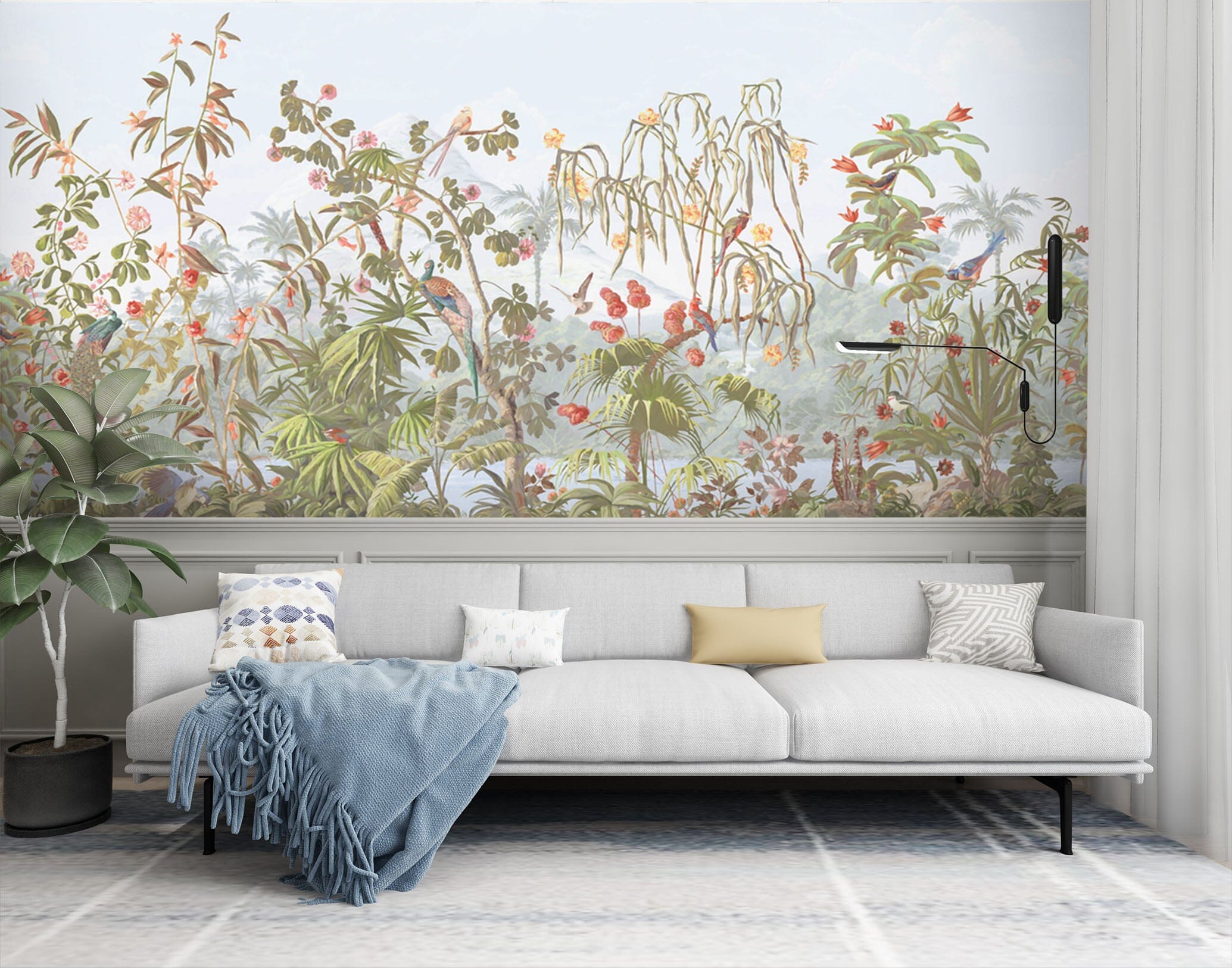 3D Spring Flowers 1560 Wall Murals Wallpaper AJ Wallpaper 2