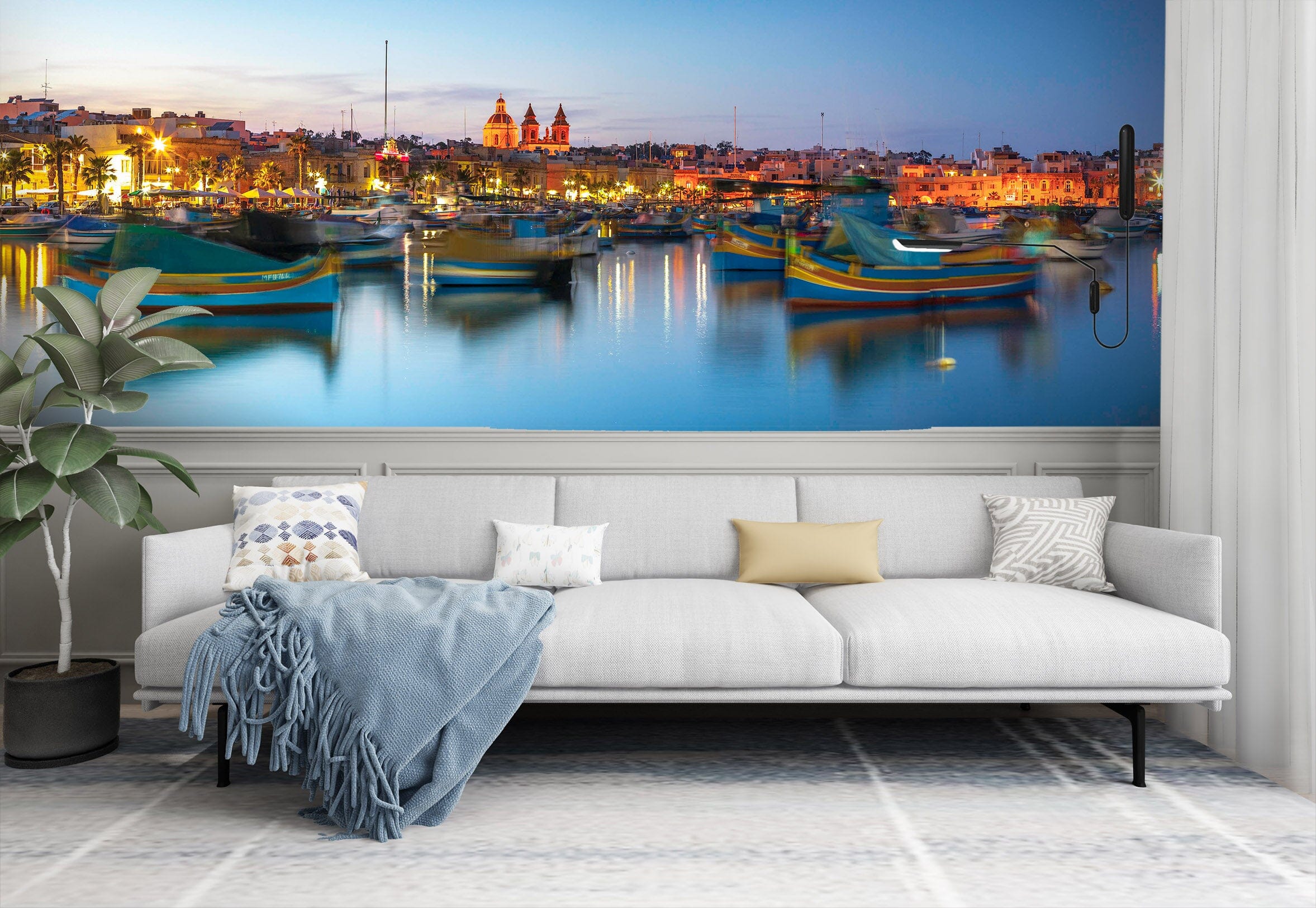 3D River Boat 1409 Assaf Frank Wall Mural Wall Murals Wallpaper AJ Wallpaper 2