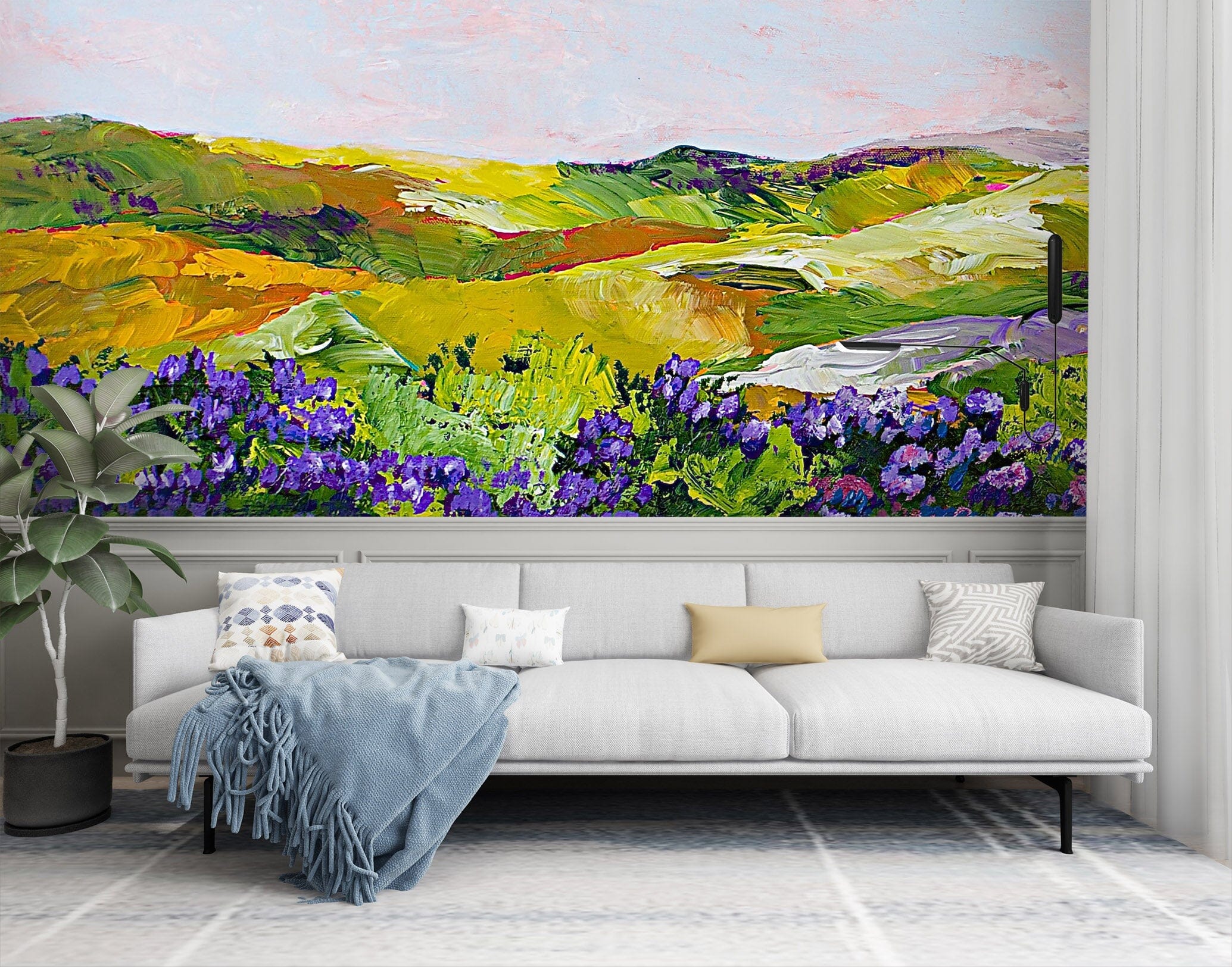 3D Colorful Garden 170 Allan P. Friedlander Wall Mural Wall Murals Wallpaper AJ Wallpaper 2