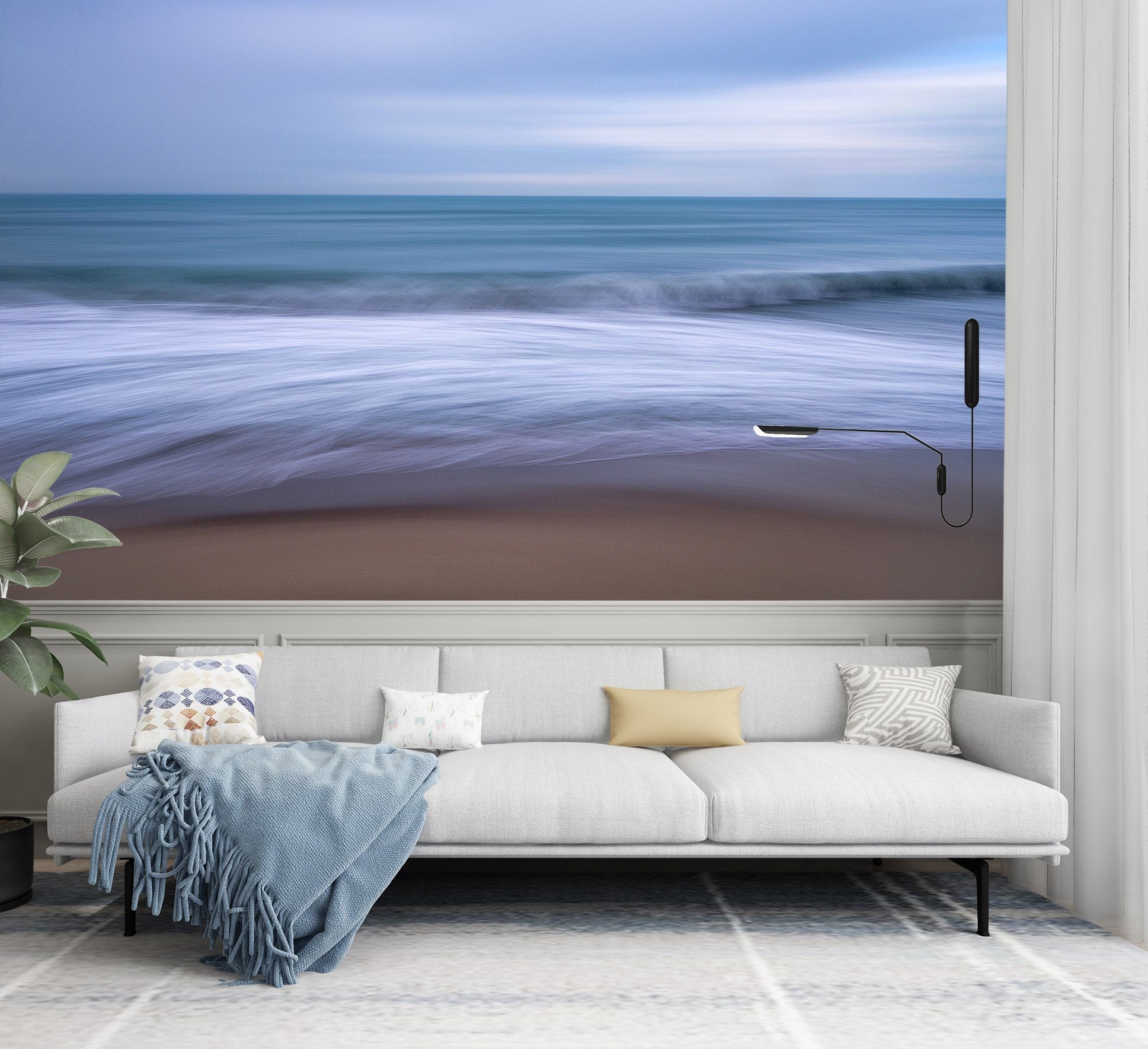 3D Blue Sea 1413 Marco Carmassi Wall Mural Wall Murals Wallpaper AJ Wallpaper 2