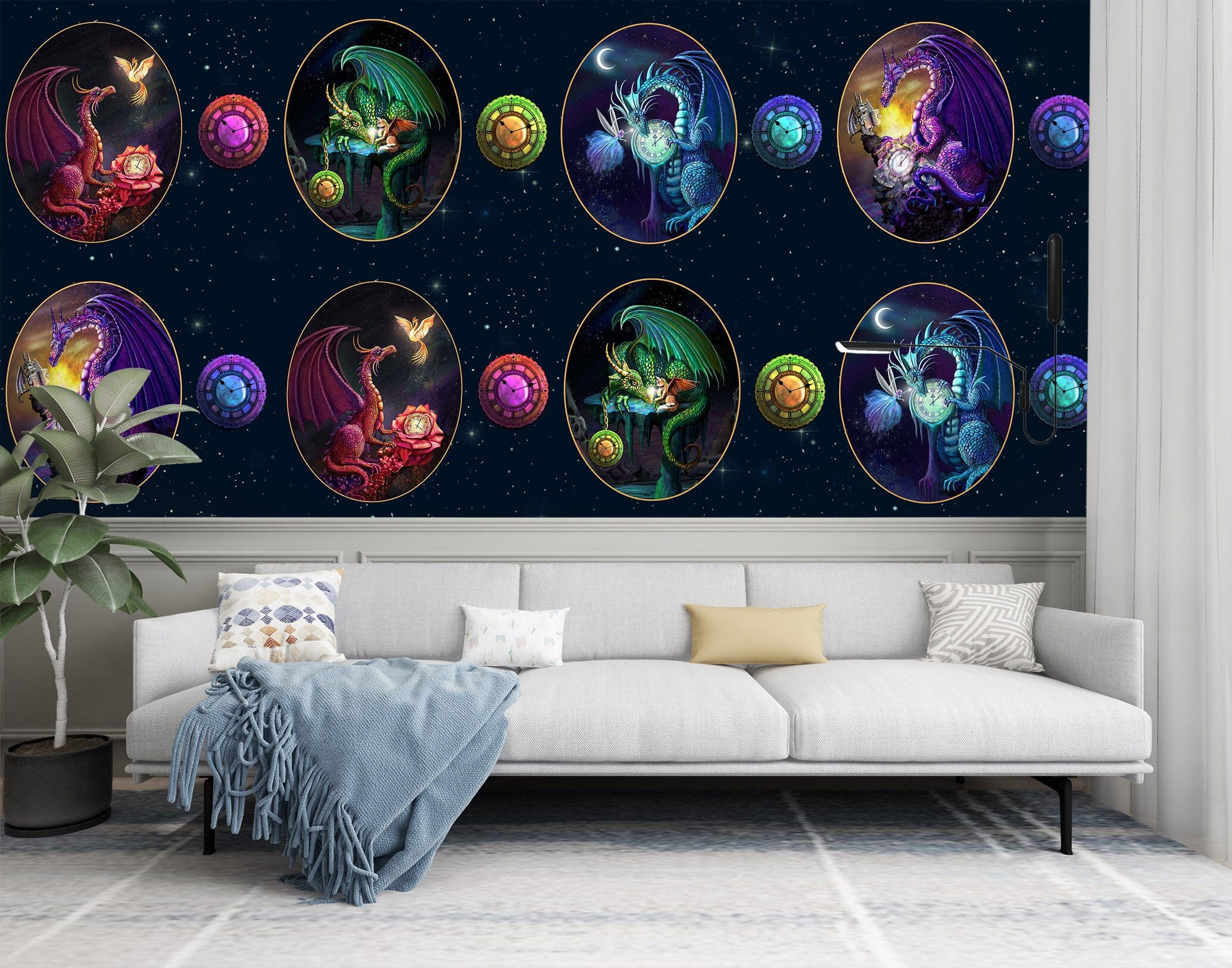 3D Dragon Egg 1407 Rose Catherine Khan Wall Mural Wall Murals Wallpaper AJ Wallpaper 2