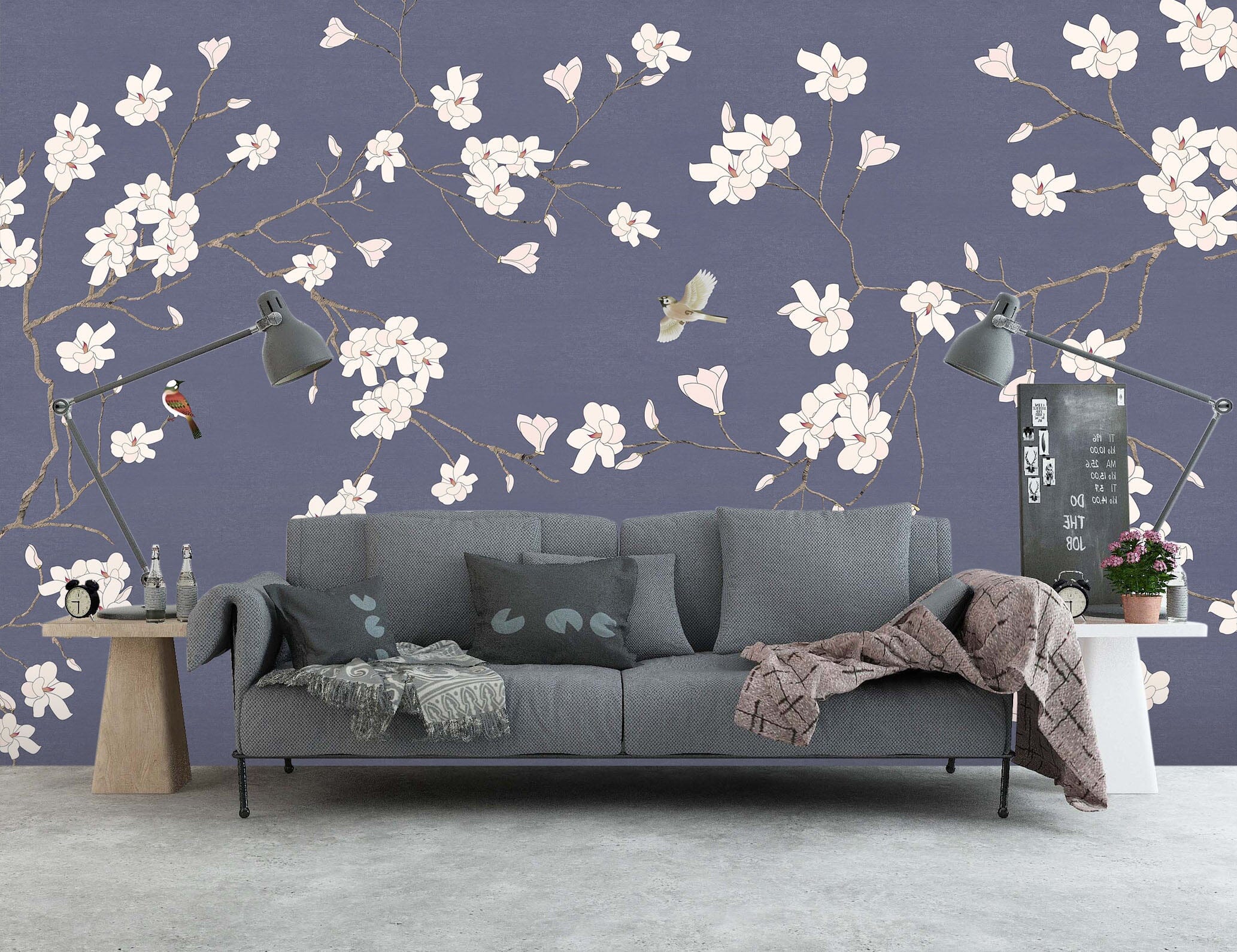 3D Pink Spring 1446 Wall Muralss Wallpaper AJ Wallpaper 2