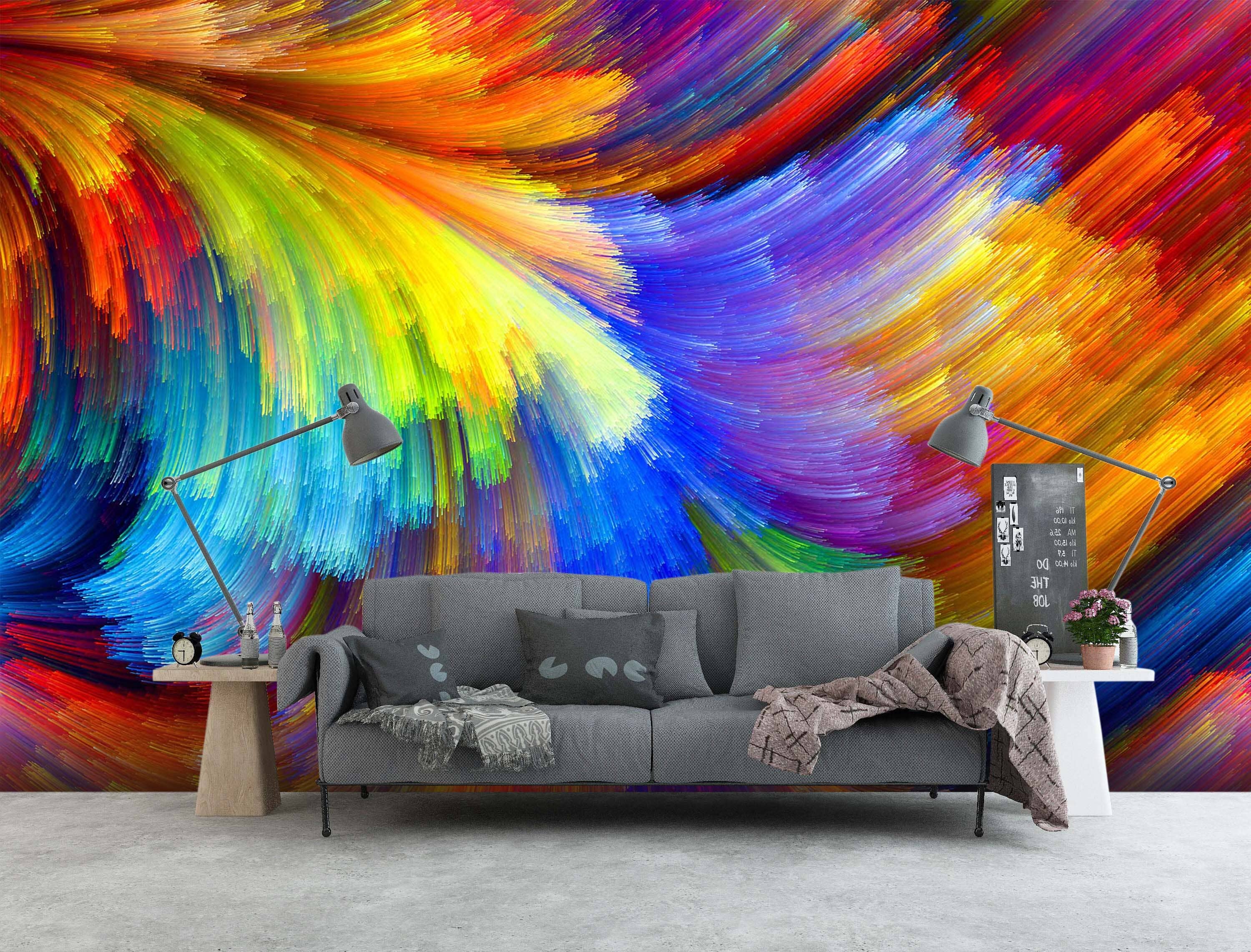 3D Texture Lines 1477 Wall Murals Wallpaper AJ Wallpaper 2