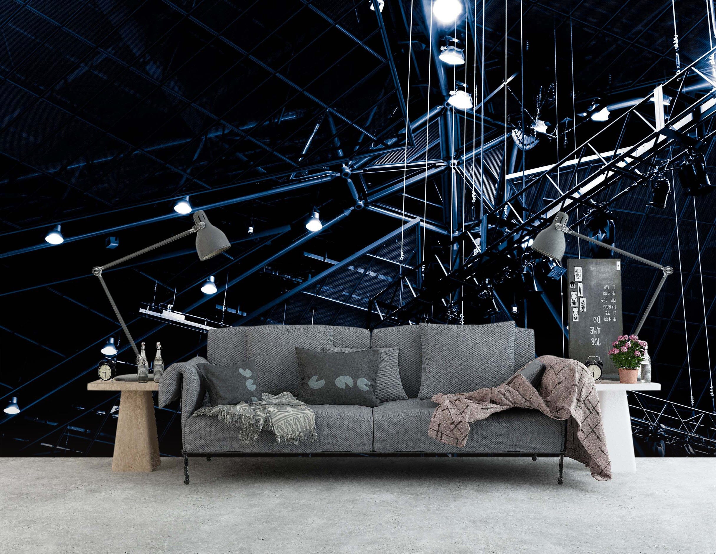 3D Dark City 100 Noirblanc777 Wall Mural Wall Murals Wallpaper AJ Wallpaper 2