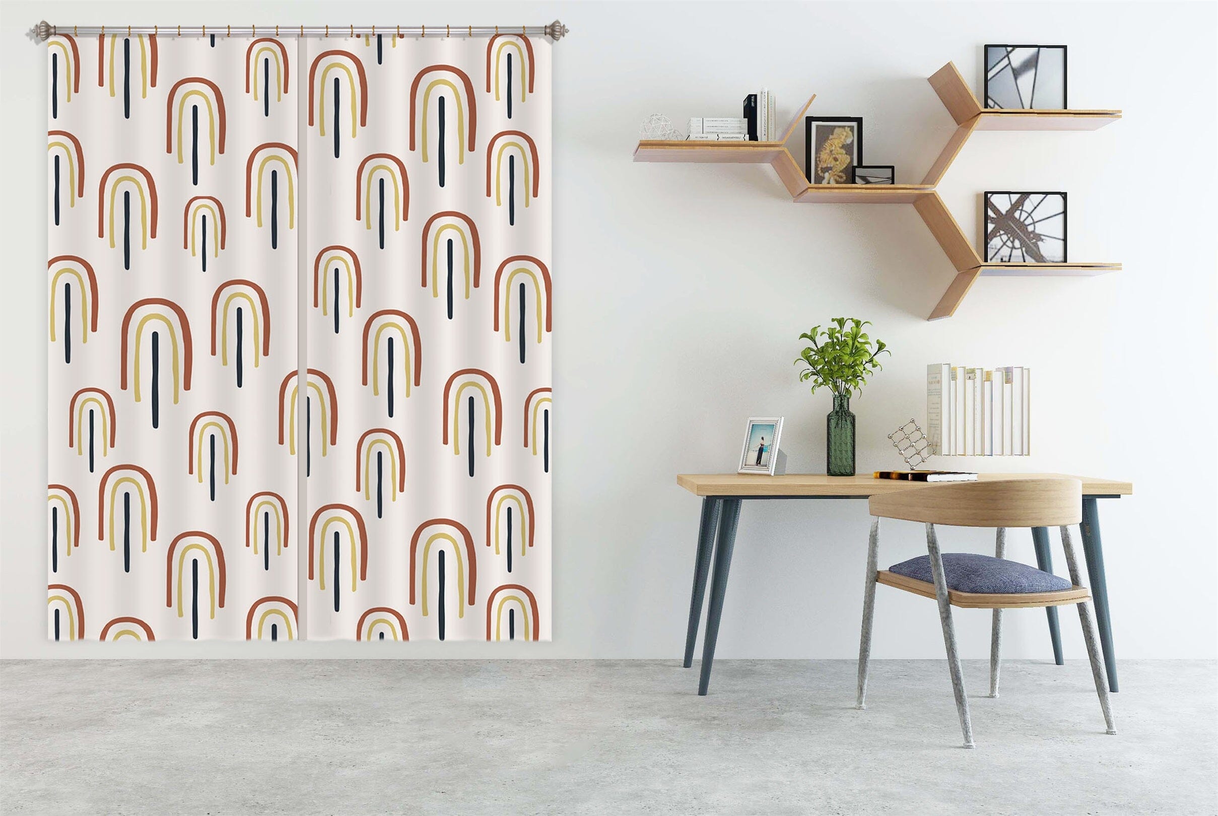 3D Stick Figure 143 Uta Naumann Curtain Curtains Drapes Curtains AJ Creativity Home