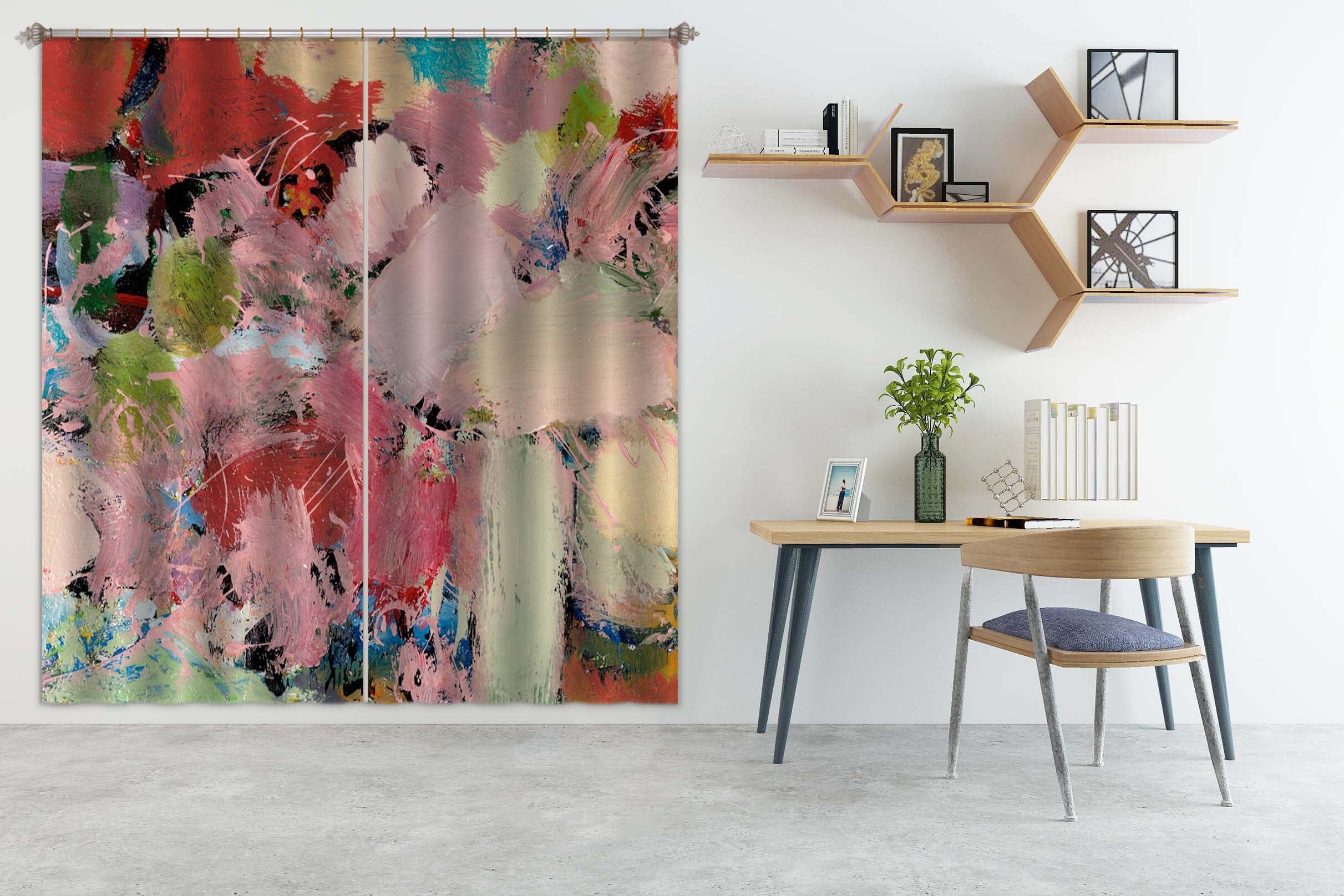 3D Color Graffiti 115 Allan P. Friedlander Curtain Curtains Drapes Curtains AJ Creativity Home