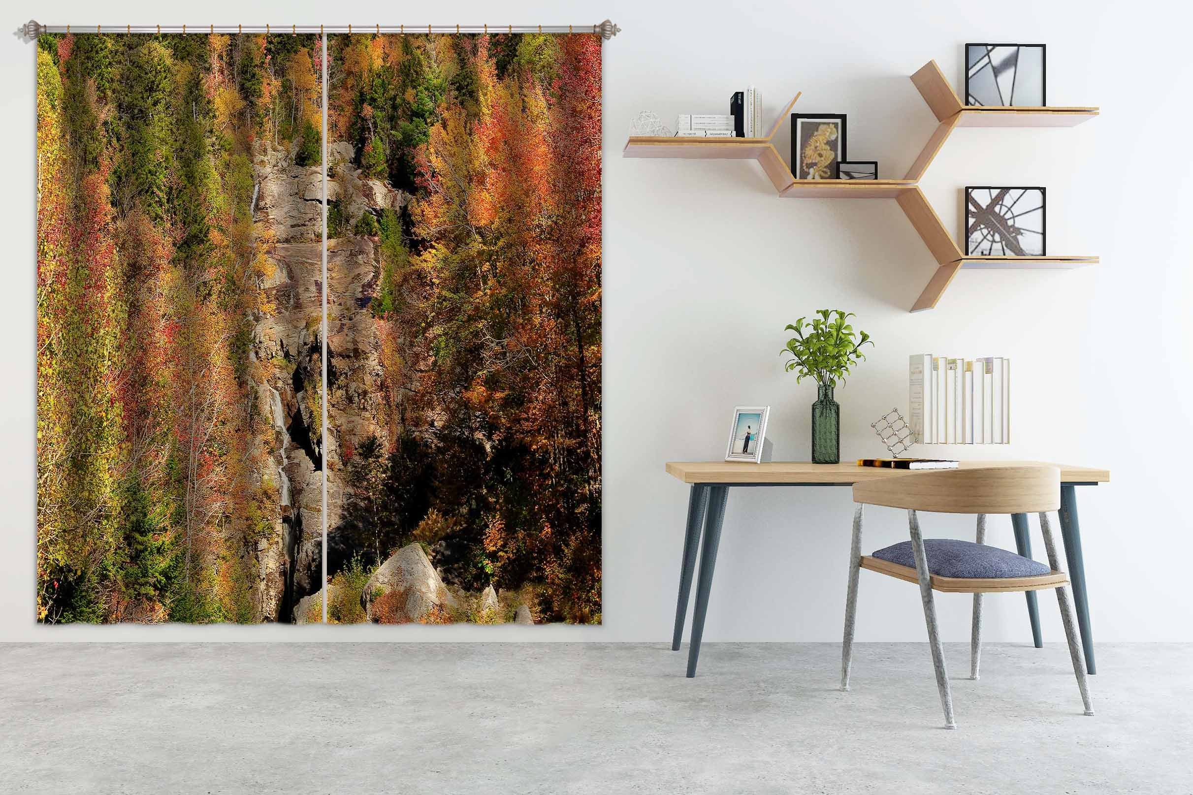 3D Roadside Falls 61236 Kathy Barefield Curtain Curtains Drapes