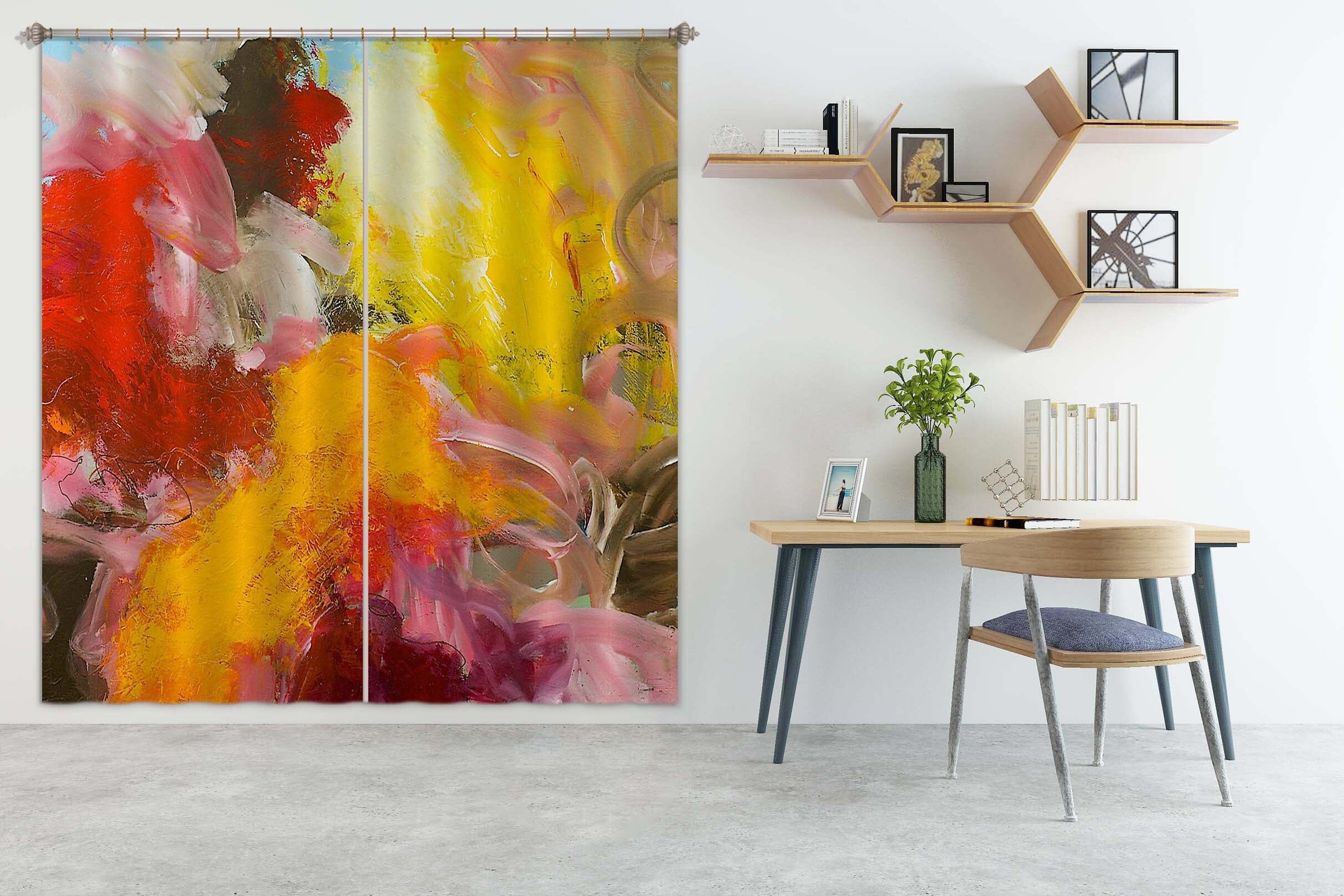 3D Color Graffiti 163 Allan P. Friedlander Curtain Curtains Drapes Curtains AJ Creativity Home