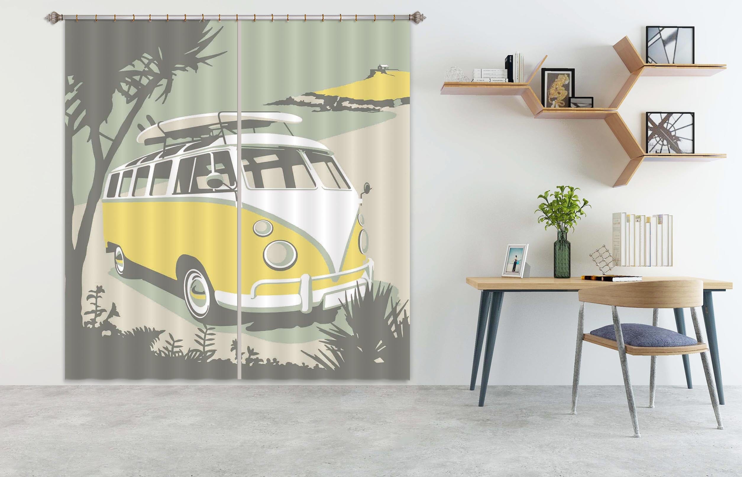 3D St Camper 159 Steve Read Curtain Curtains Drapes Curtains AJ Creativity Home