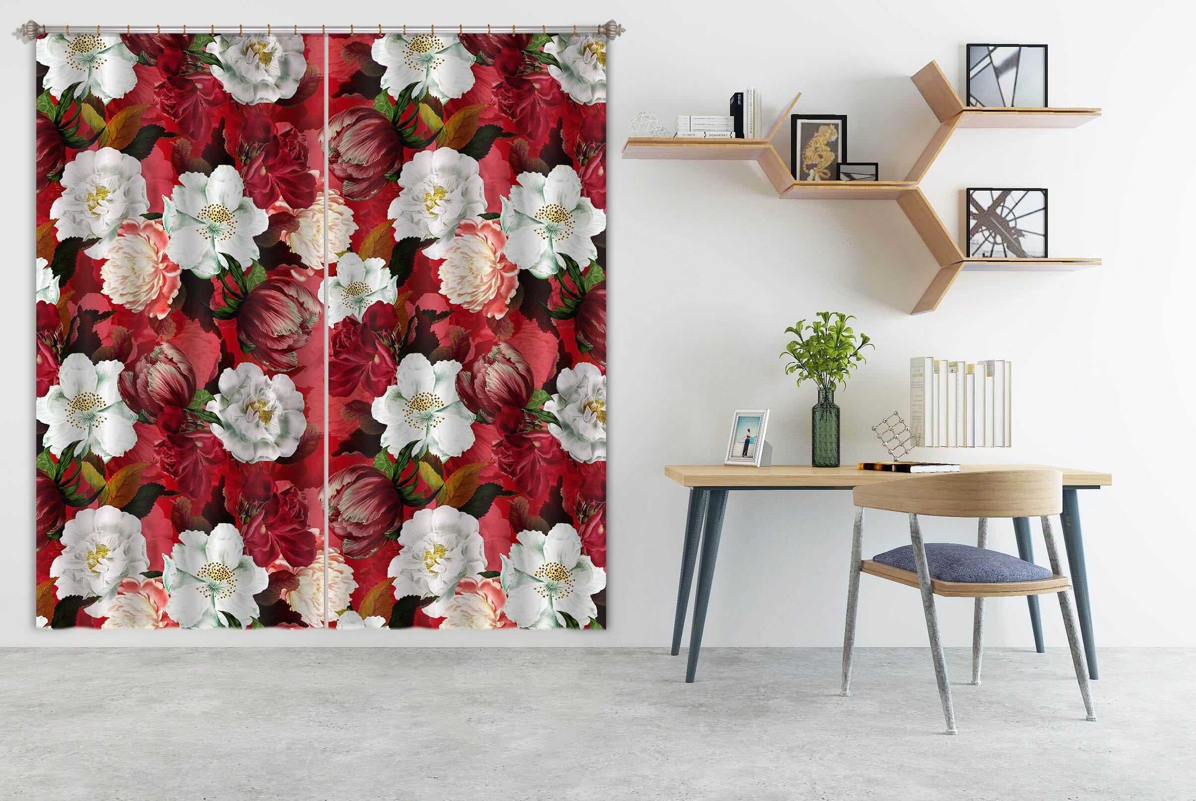 3D Painted Garden 164 Uta Naumann Curtain Curtains Drapes Curtains AJ Creativity Home
