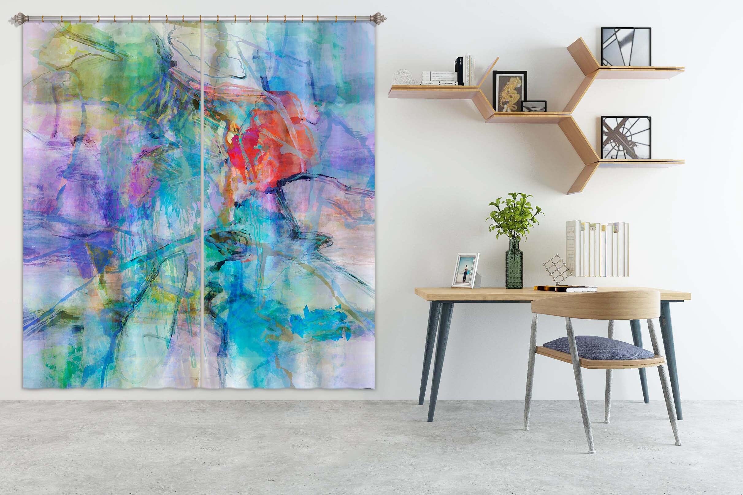 3D Beautiful Color 225 Michael Tienhaara Curtain Curtains Drapes Curtains AJ Creativity Home