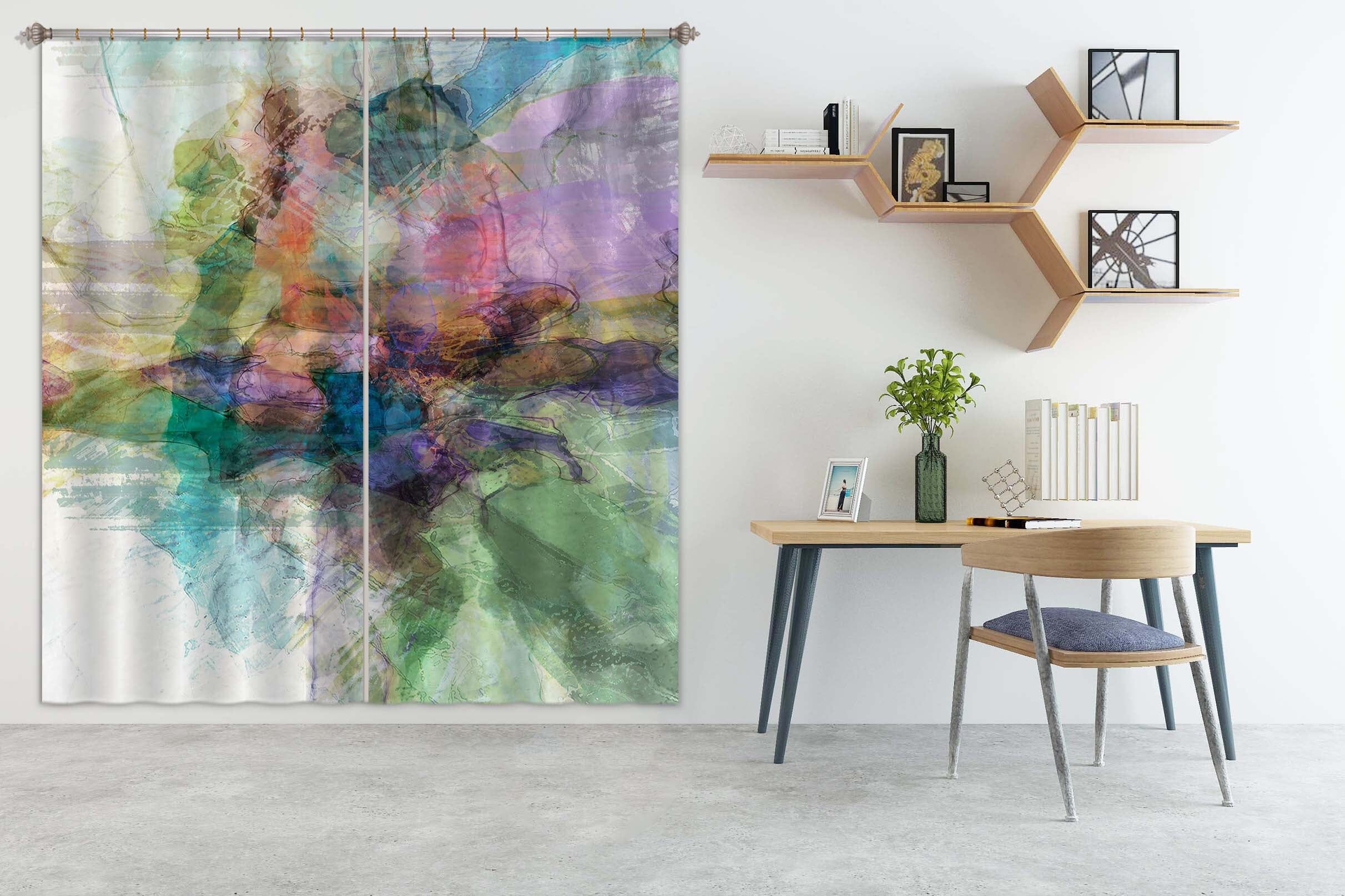 3D Color Splash 232 Michael Tienhaara Curtain Curtains Drapes Curtains AJ Creativity Home