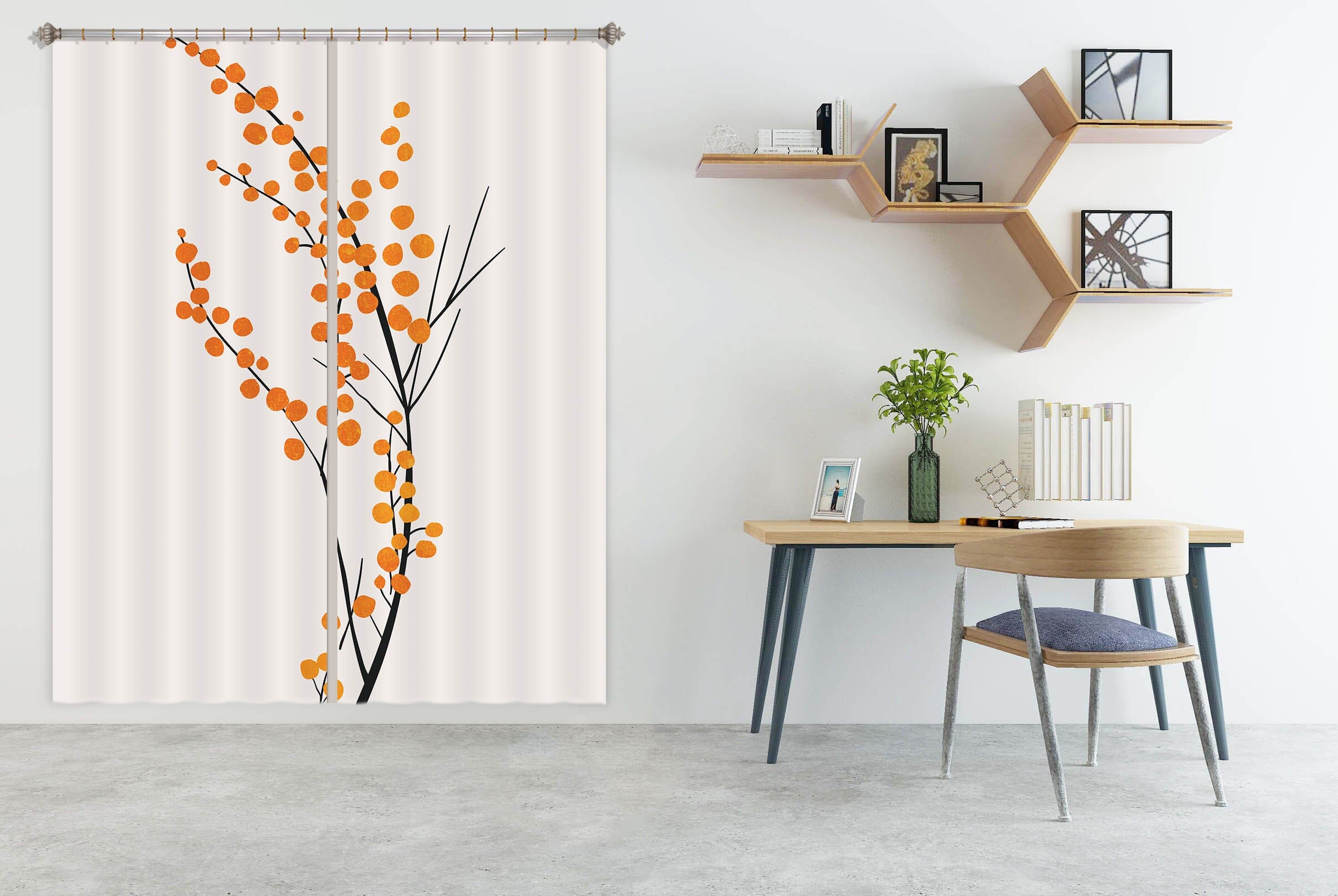 3D Flower Pattern 1139 Boris Draschoff Curtain Curtains Drapes Curtains AJ Creativity Home