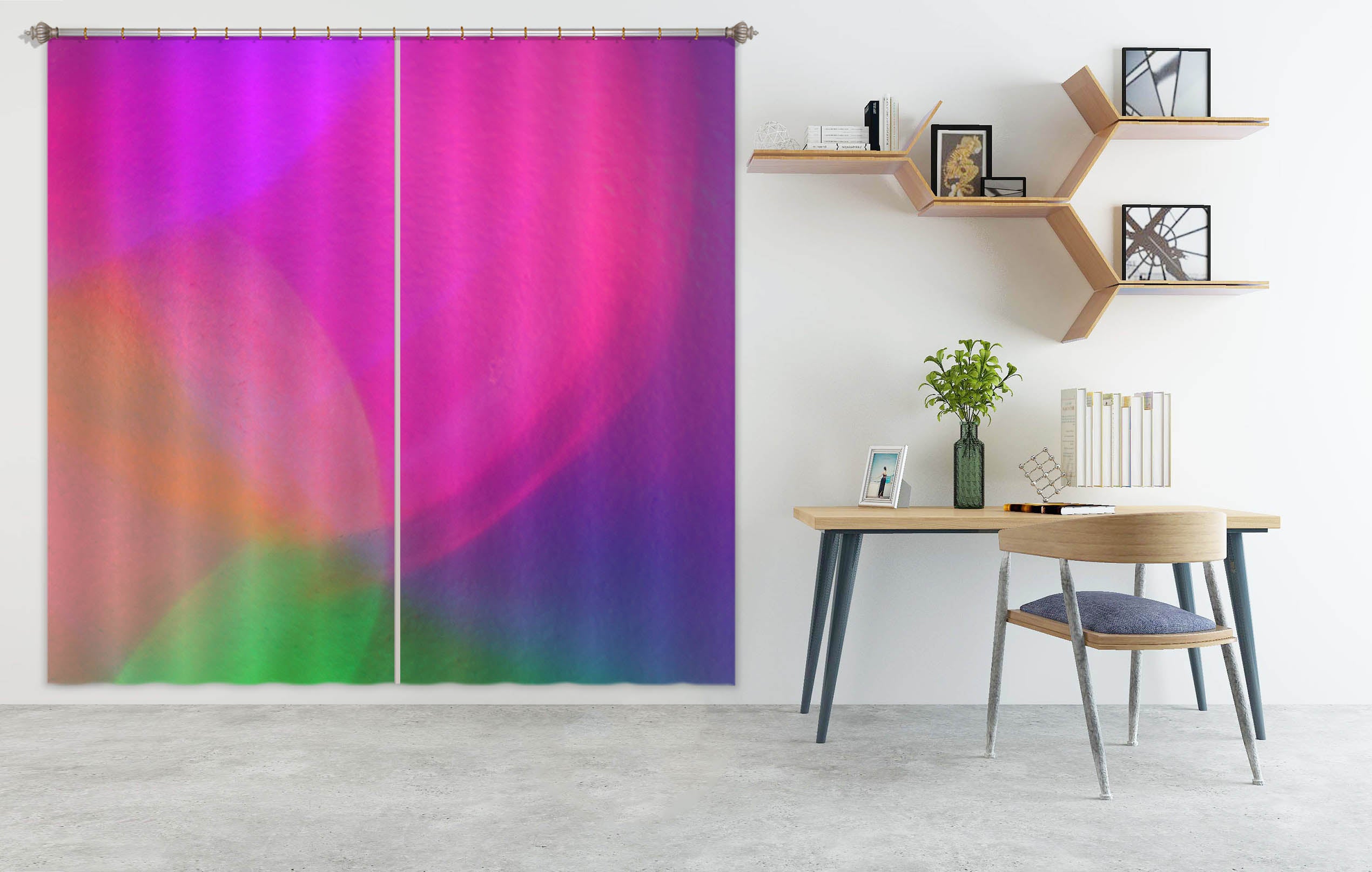 3D Colorful 70071 Shandra Smith Curtain Curtains Drapes