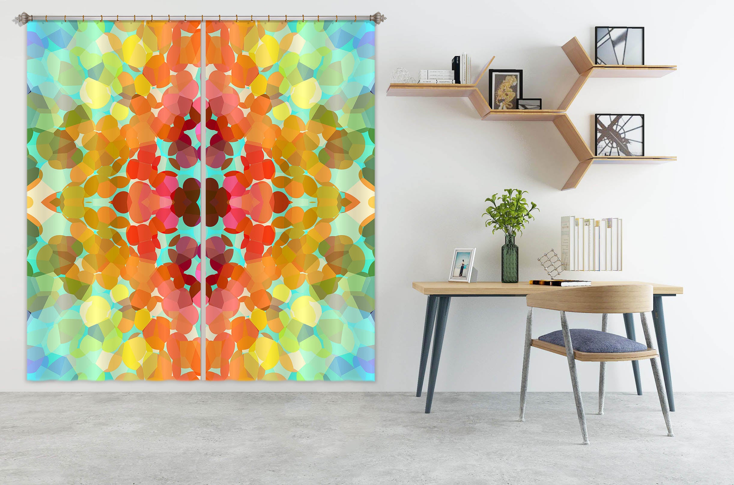 3D Swim Colors 70091 Shandra Smith Curtain Curtains Drapes