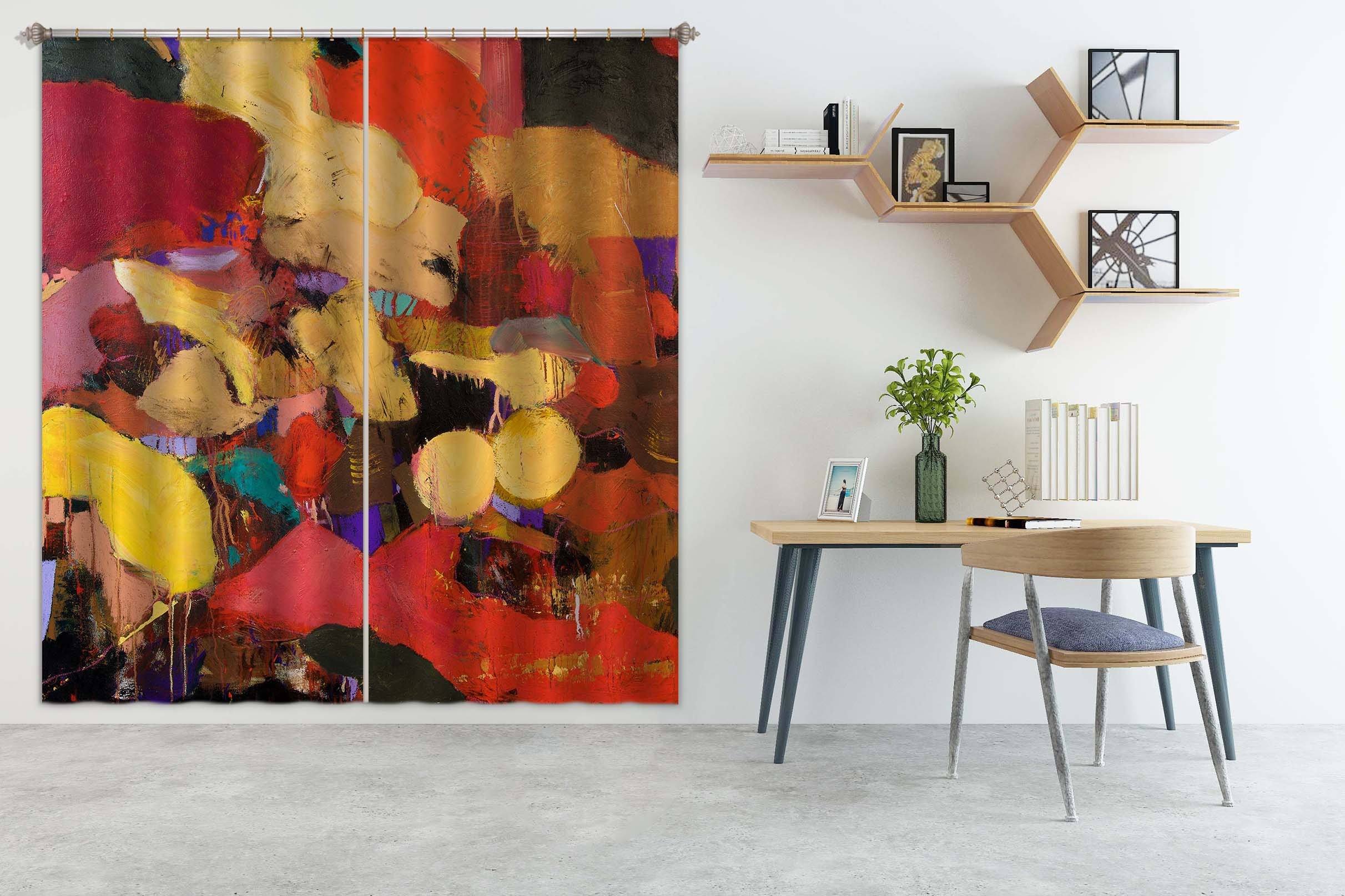 3D Abstract Art 206 Allan P. Friedlander Curtain Curtains Drapes Curtains AJ Creativity Home