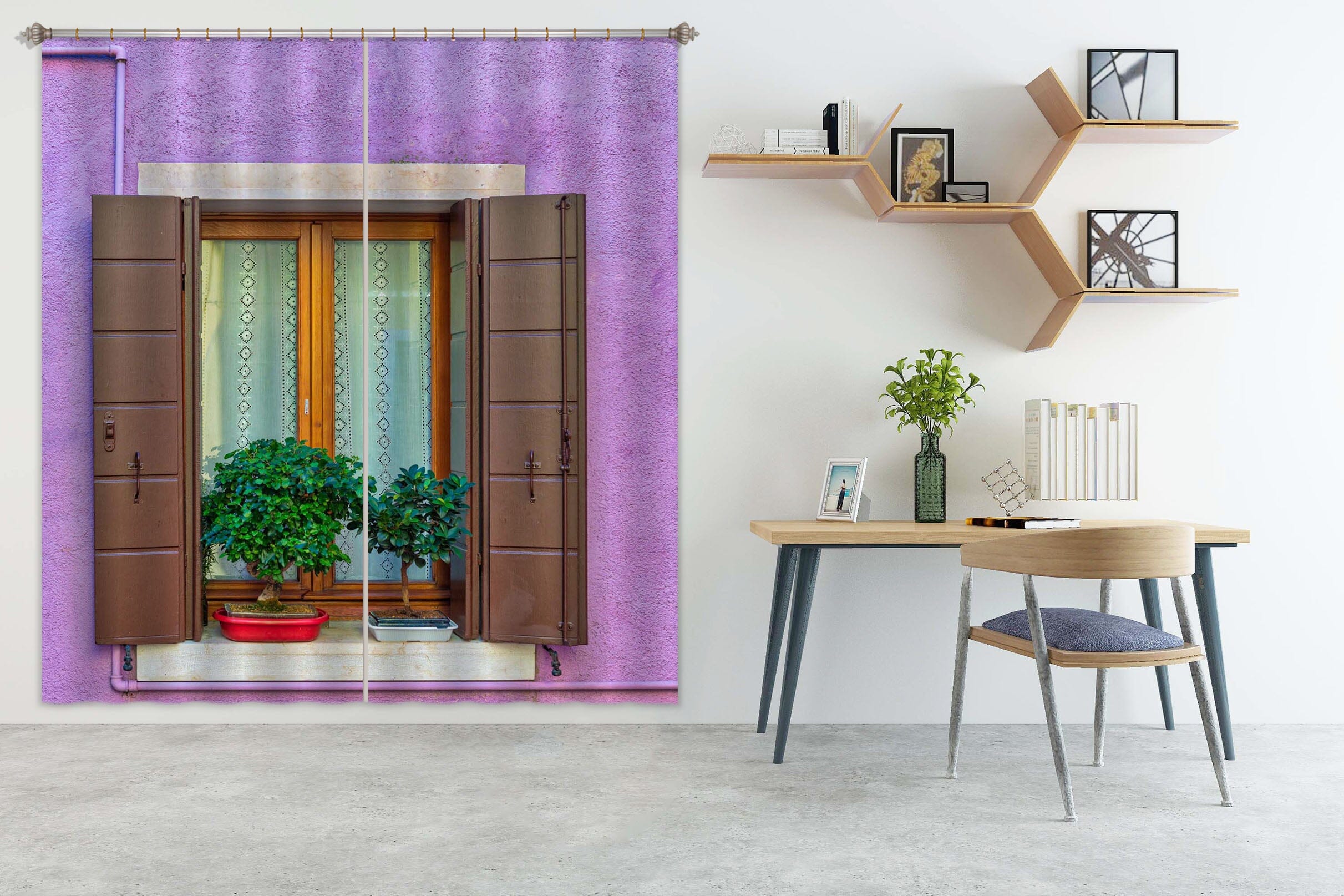 3D Windowsill Plant 111 Marco Carmassi Curtain Curtains Drapes Curtains AJ Creativity Home