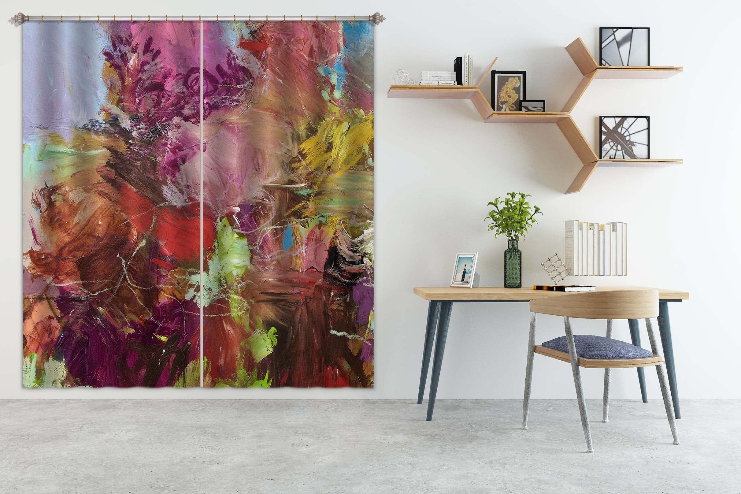 3D Color Graffiti 200 Allan P. Friedlander Curtain Curtains Drapes Curtains AJ Creativity Home