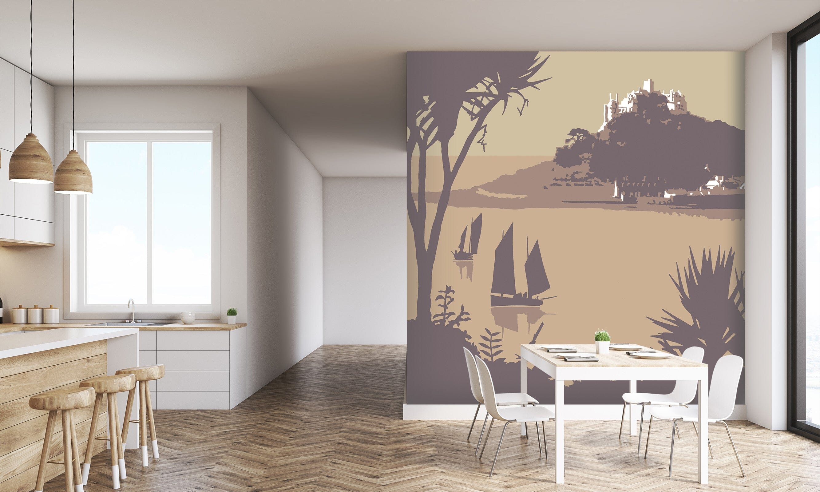3D Marazion 1023 Steve Read Wall Mural Wall Murals Wallpaper AJ Wallpaper 2