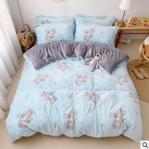 3D Light Blue Sloth 30130 Bed Pillowcases Quilt