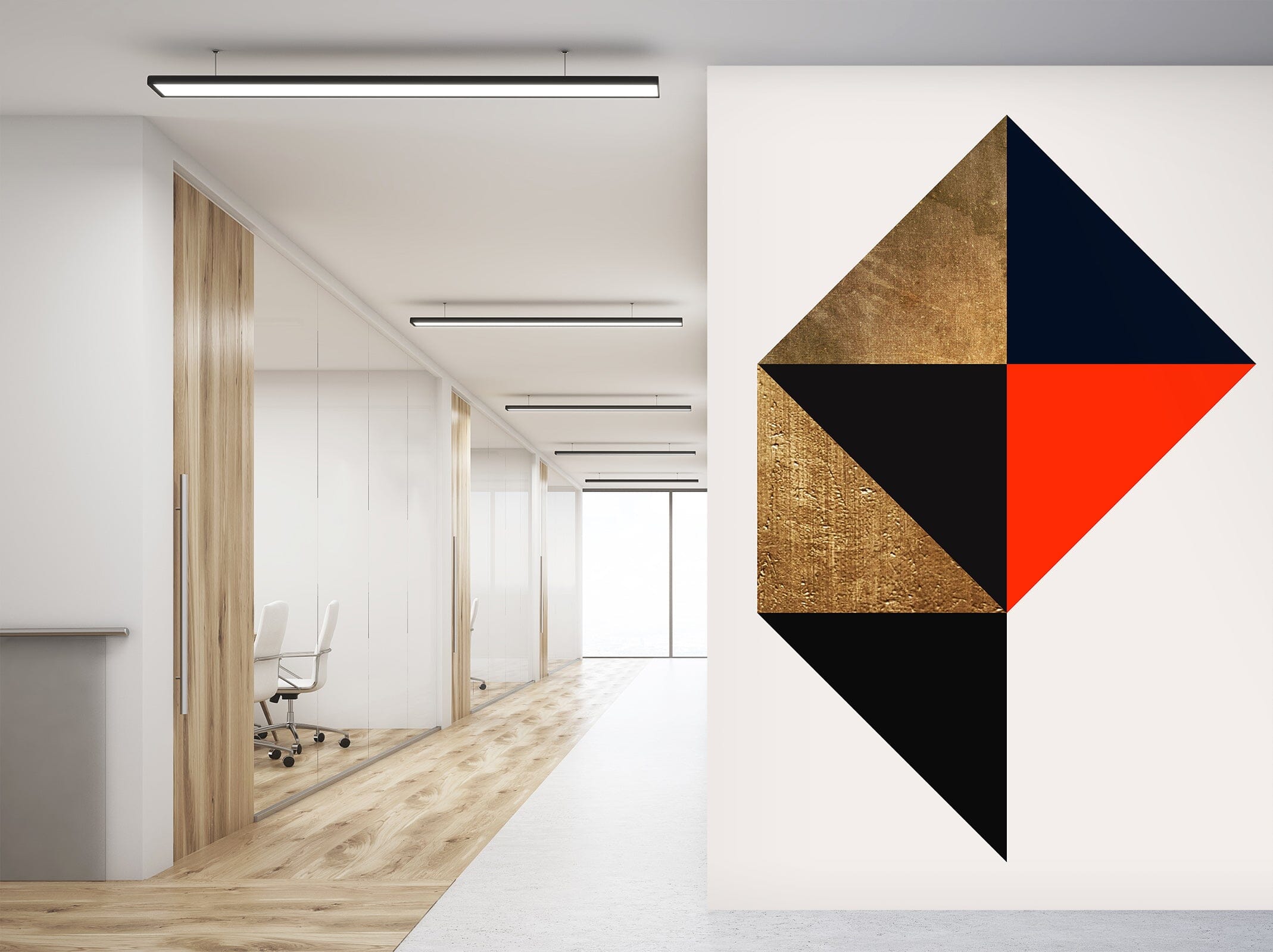 3D Colored Triangle 1530 Boris Draschoff Wall Mural Wall Murals Wallpaper AJ Wallpaper 2