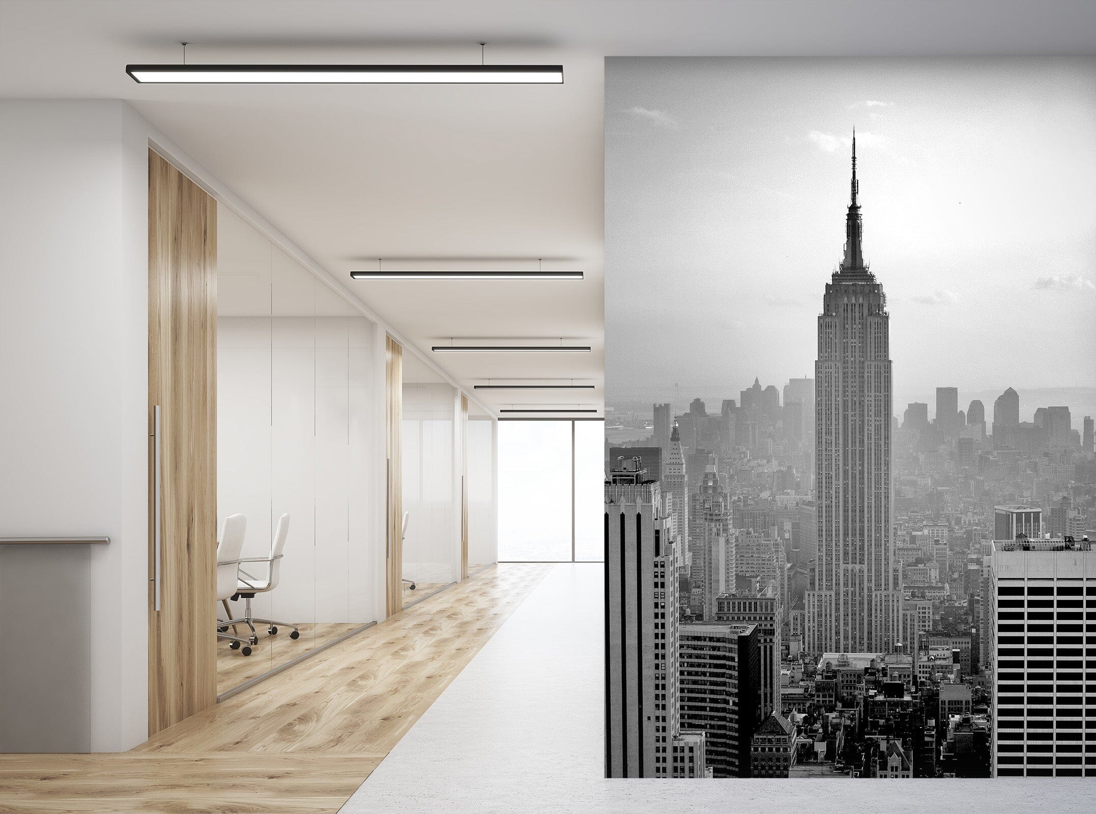 3D Office New York 074 Wall Murals Wallpaper AJ Wallpaper 2