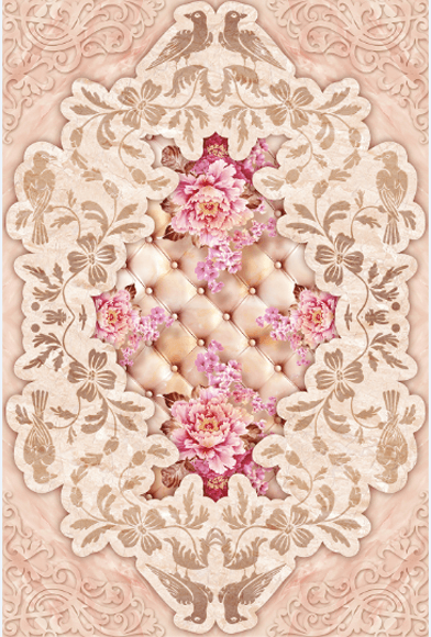 3D Blooming Peony Floor Mural Wallpaper AJ Wallpaper 2