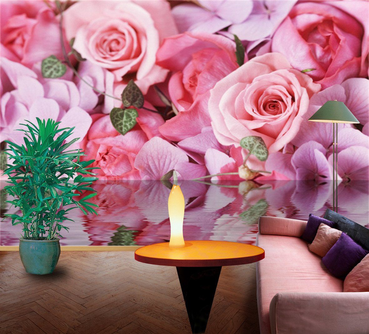 3D Peony Flower Blossoming 528 Wallpaper AJ Wallpaper