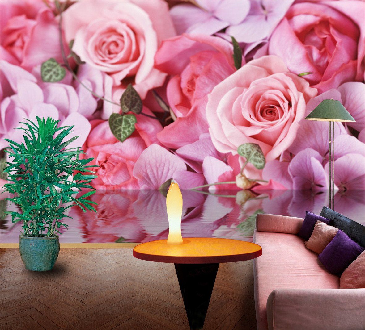 3D Pink Peony Flowers 74 Wallpaper AJ Wallpaper