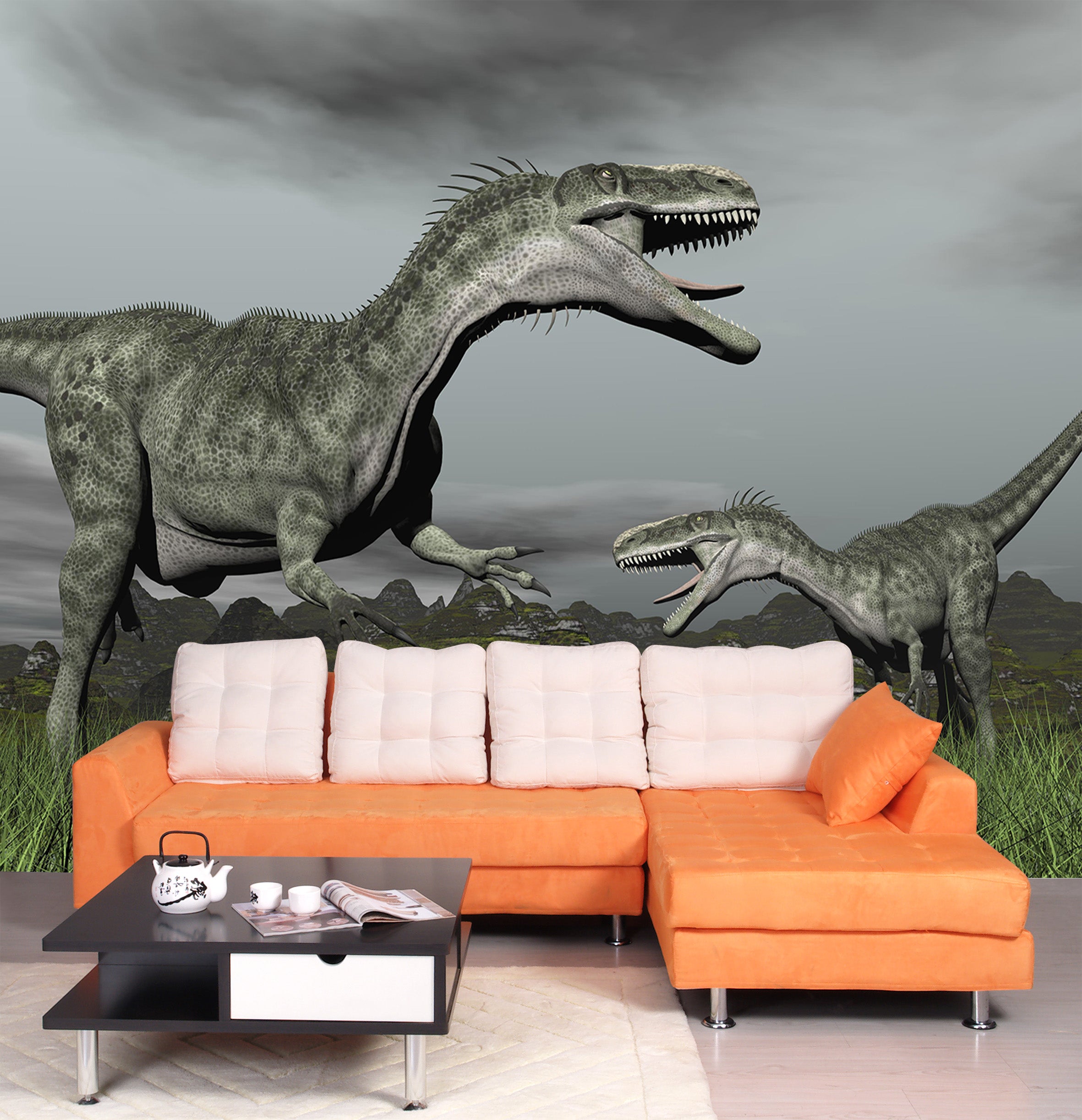 3D Dinosaur 045 Wall Murals Wallpaper AJ Wallpaper 2