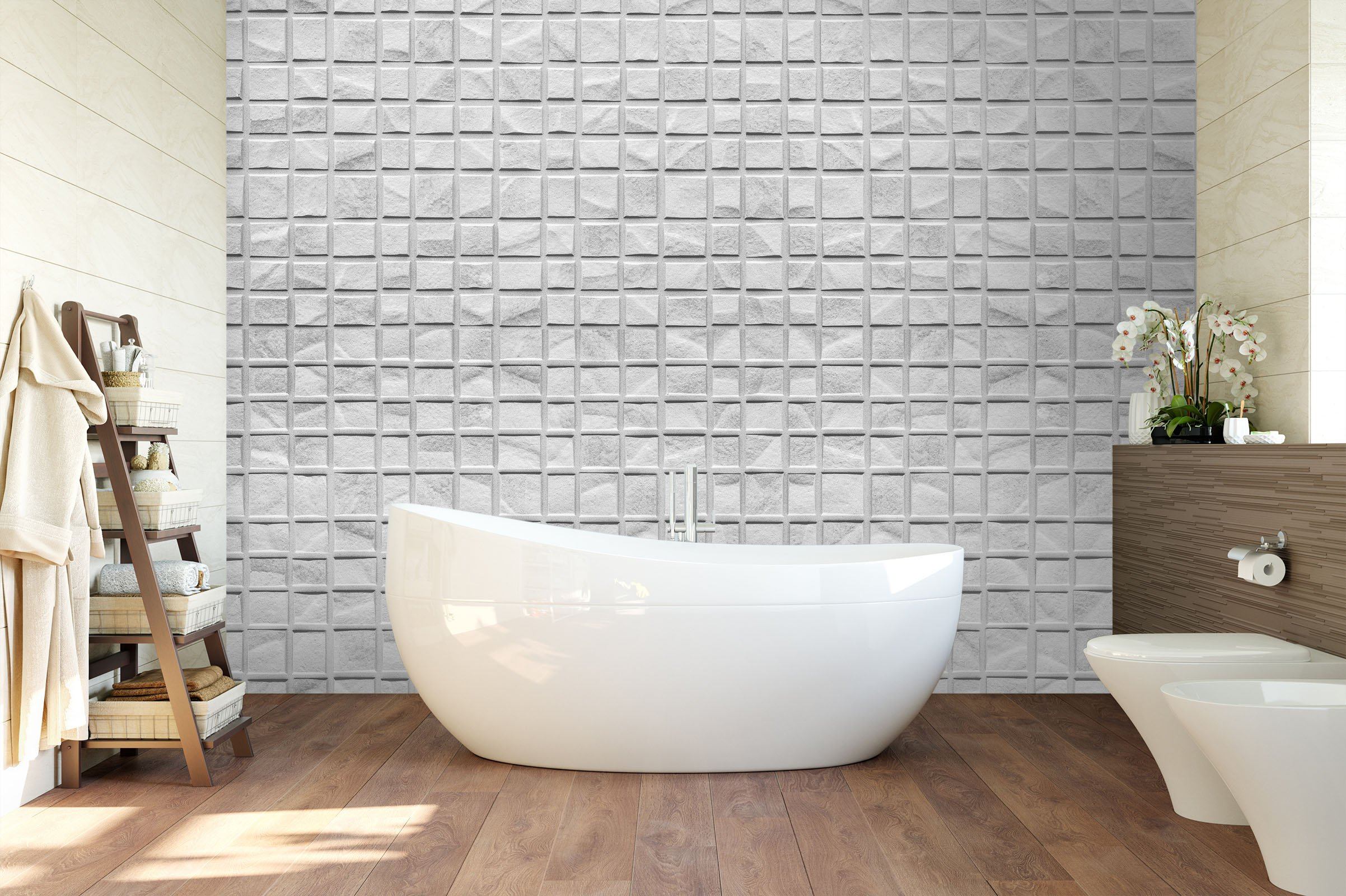 3D Rebellious Quadrilateral 096 Marble Tile Texture Wallpaper AJ Wallpaper 2