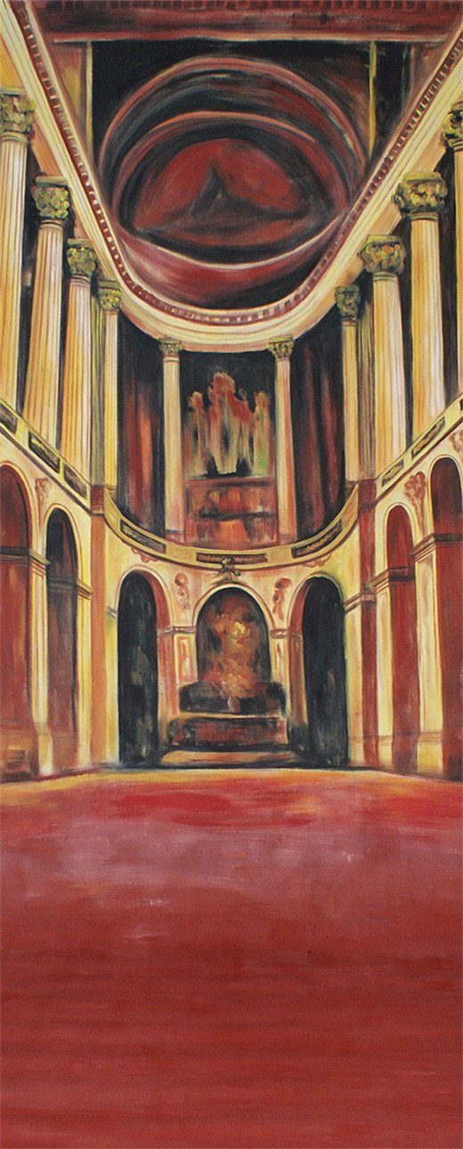 3D dome building magnificent house door mural Wallpaper AJ Wallpaper