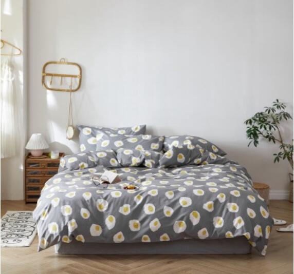 3D Fried Egg Pattern 30012 Bed Pillowcases Quilt