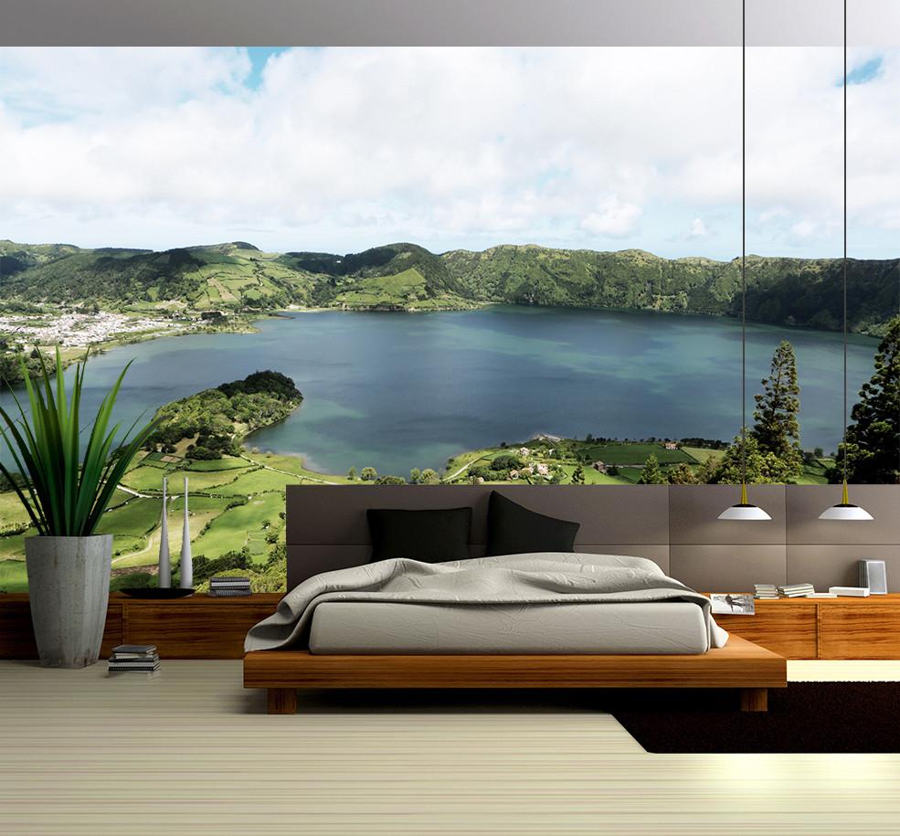 3D Lake Bank Grass 29 Wallpaper AJ Wallpapers