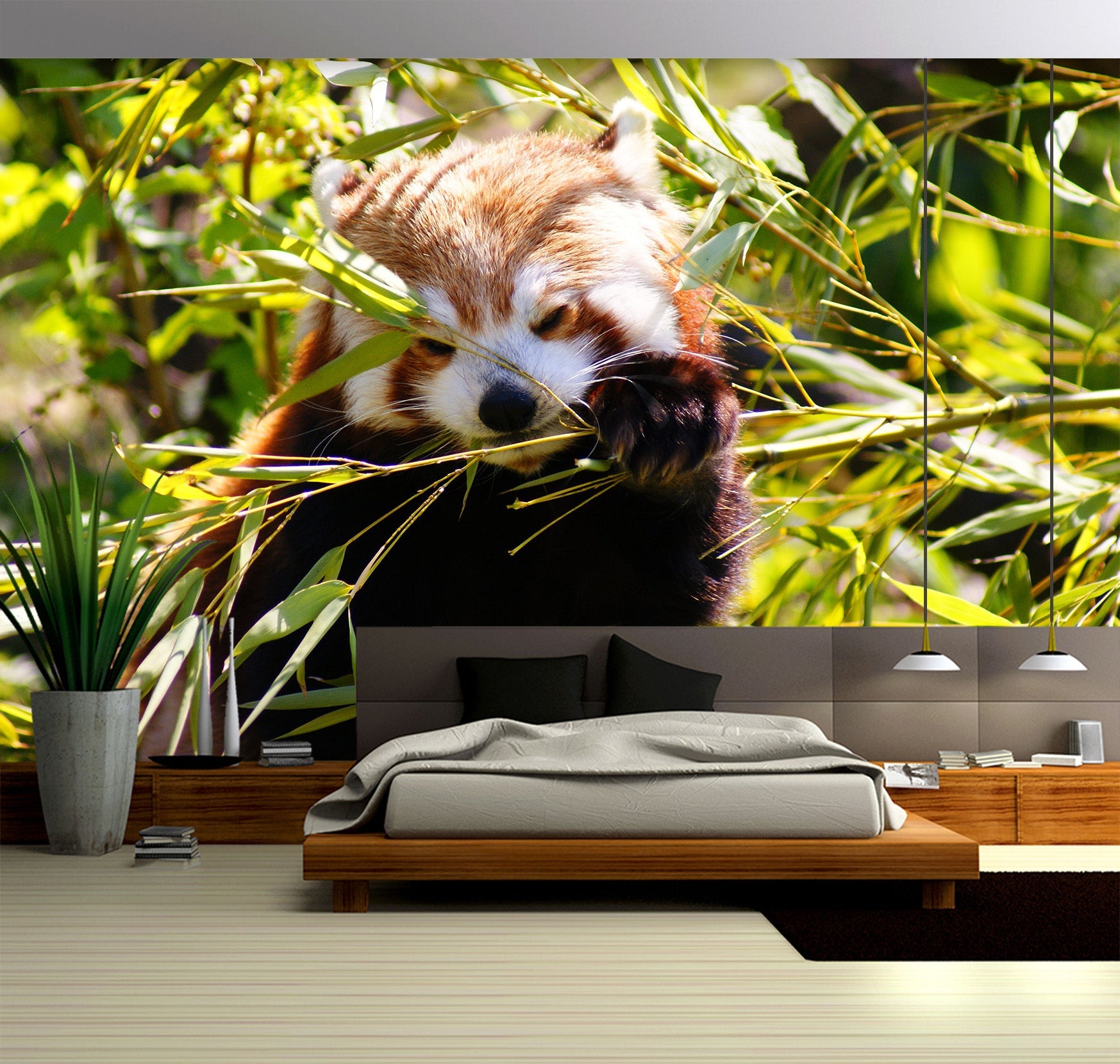 3D Little Panda 057 Wall Murals Wallpaper AJ Wallpaper 2