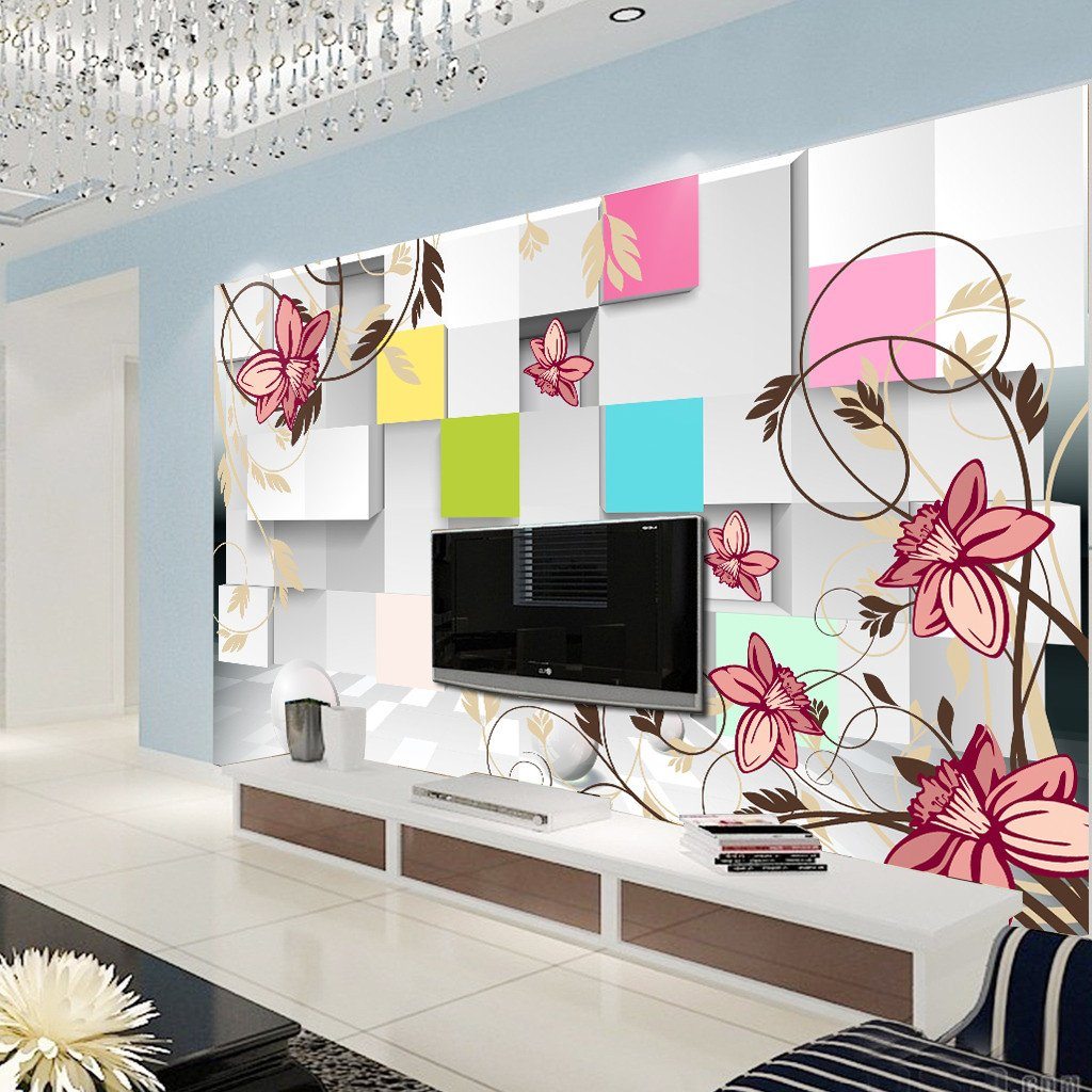 3D Butterfly Flower 276 Wallpaper AJ Wallpaper