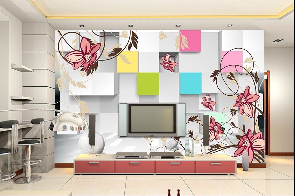 3D Butterfly Flower 276 Wallpaper AJ Wallpaper